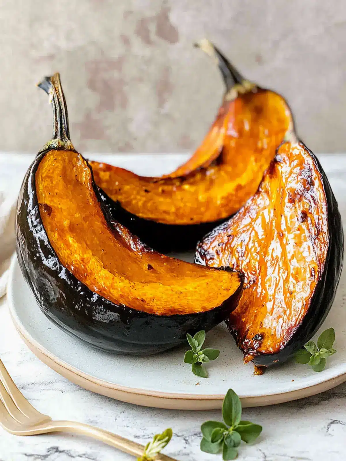 Easy Roasted Pumpkin Wedges with Herbs and Feta Delight 2 Easy Roasted Pumpkin