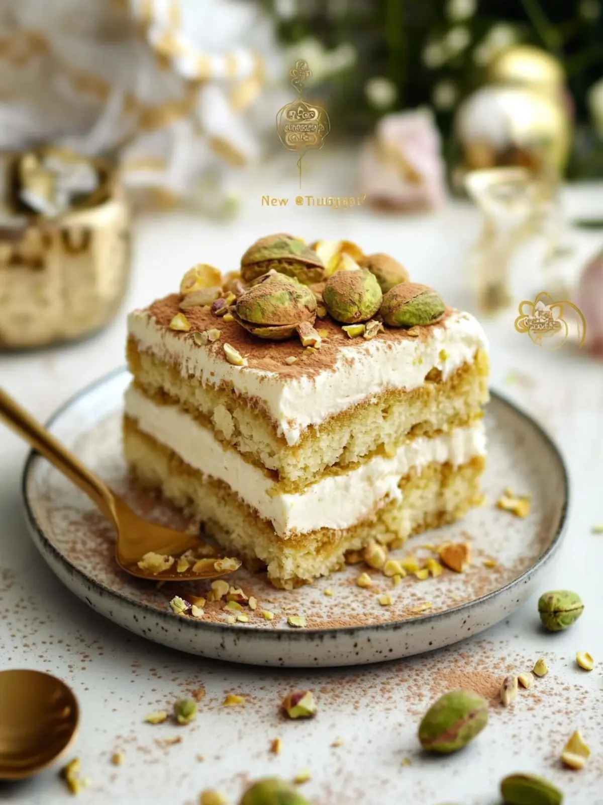 Creamy Vegan Pistachio Tiramisu for a Sweet, Guilt-Free Treat 4 Vegan Pistachio Tiramisu