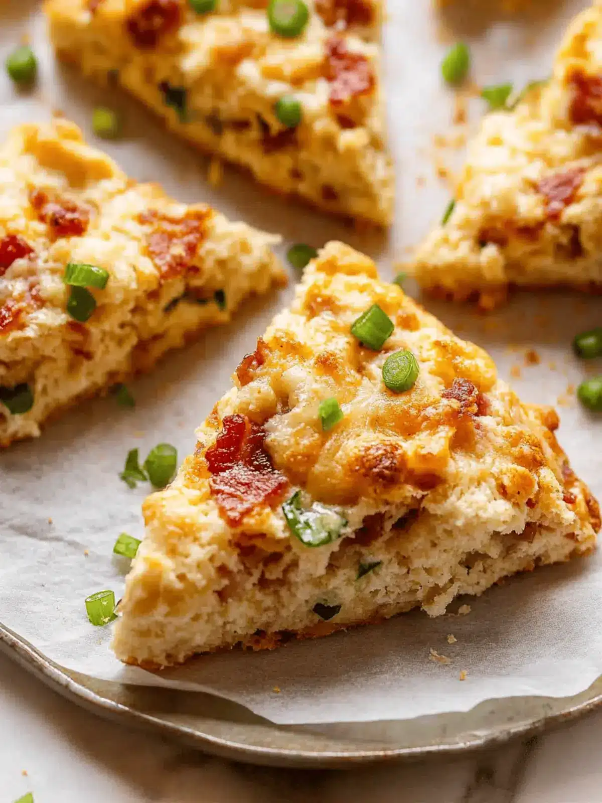 Savory Bacon, Cheddar, & Scallion Scones You'll Crave Forever 4 Savory Bacon, Cheddar, & Scallion Scones