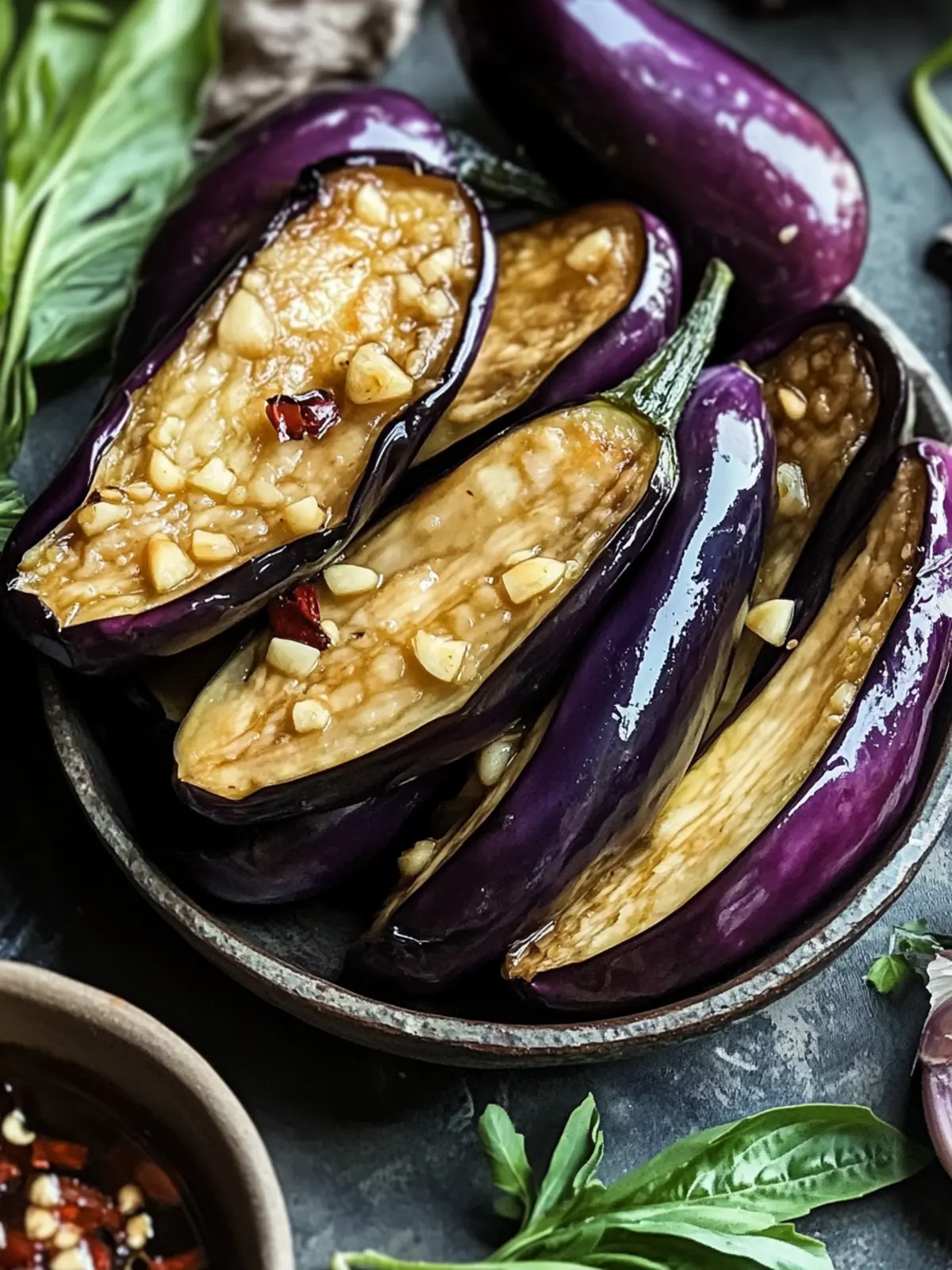 Garlic Eggplant Stir-Fry: Quick Vegan Comfort for Busy Nights 2 Garlic Eggplant