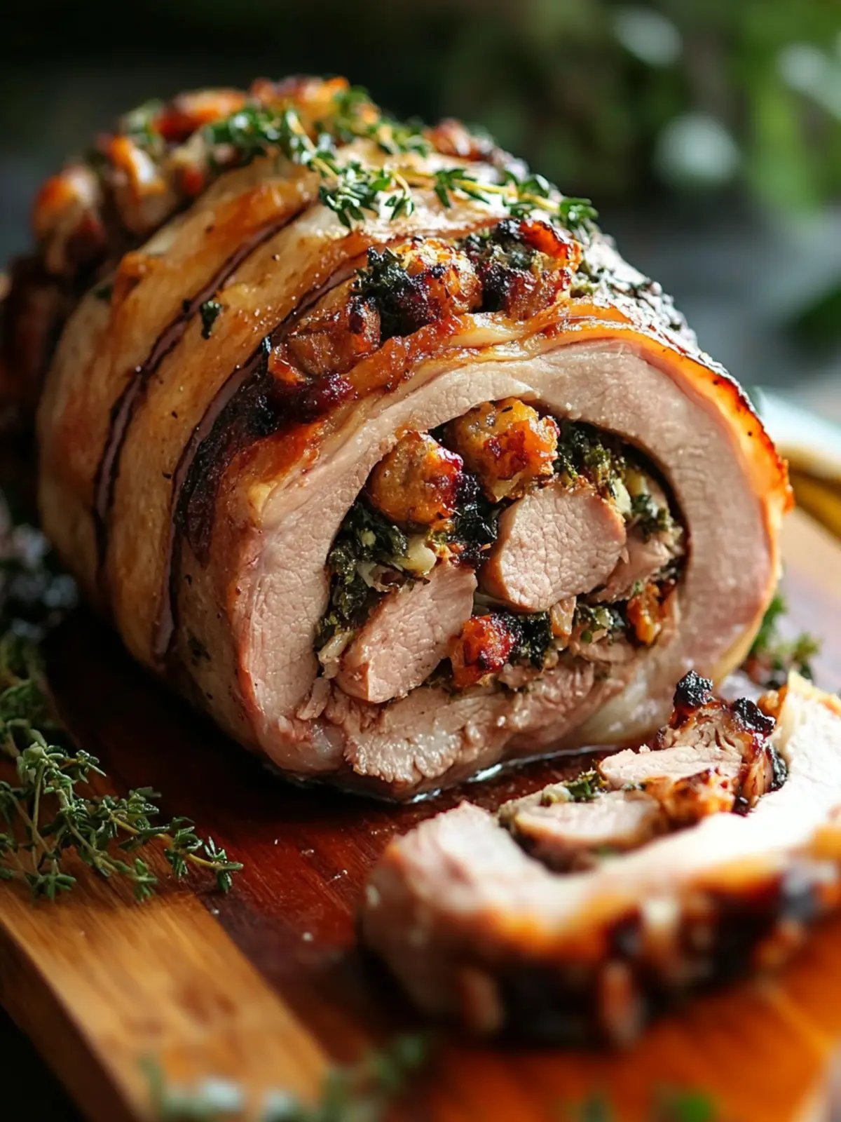 Decadent Stuffed Pork Roast: A Festive Family Favorite 2 Decadent Stuffed Pork Roast