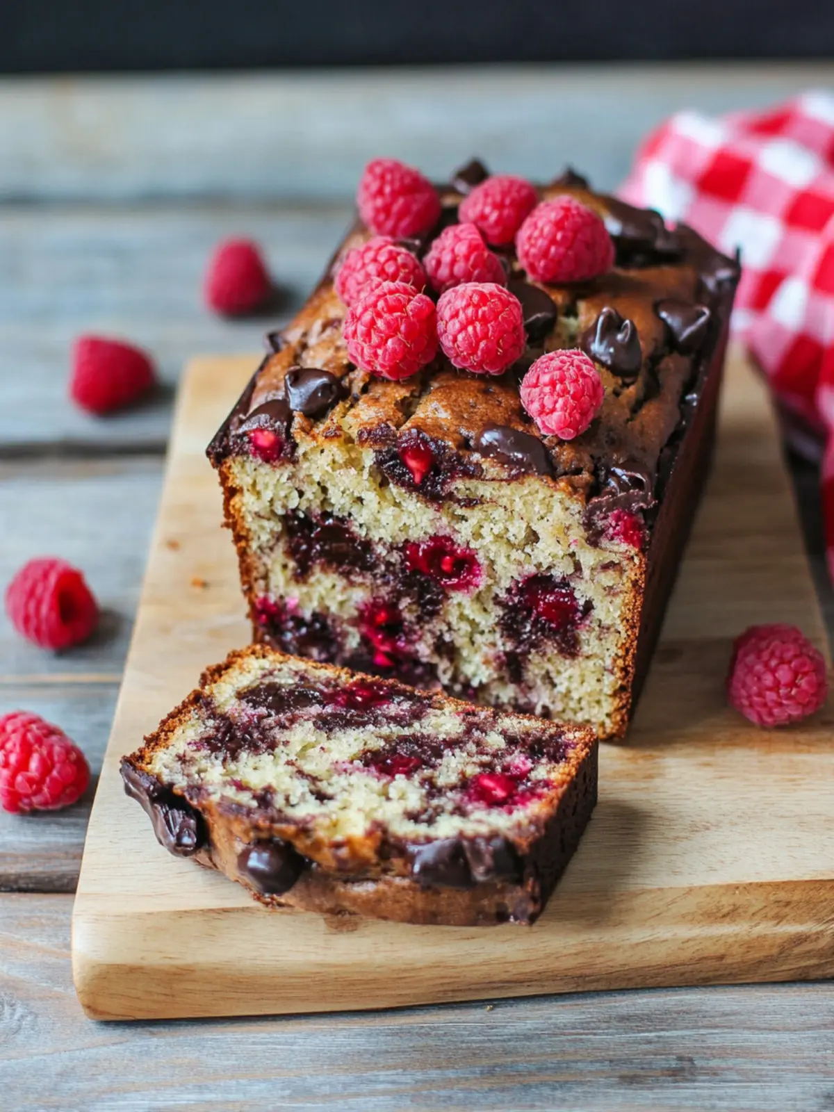 Raspberry Dark Chocolate Banana Bread That Dreams Are Made Of 3 Raspberry Dark Chocolate Banana Bread