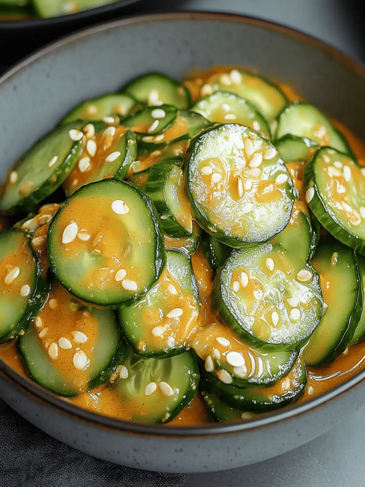 Cucumbers in Spicy Peanut Sauce: A Fresh Crunchy Delight 3 Cucumbers in Spicy Peanut Sauce