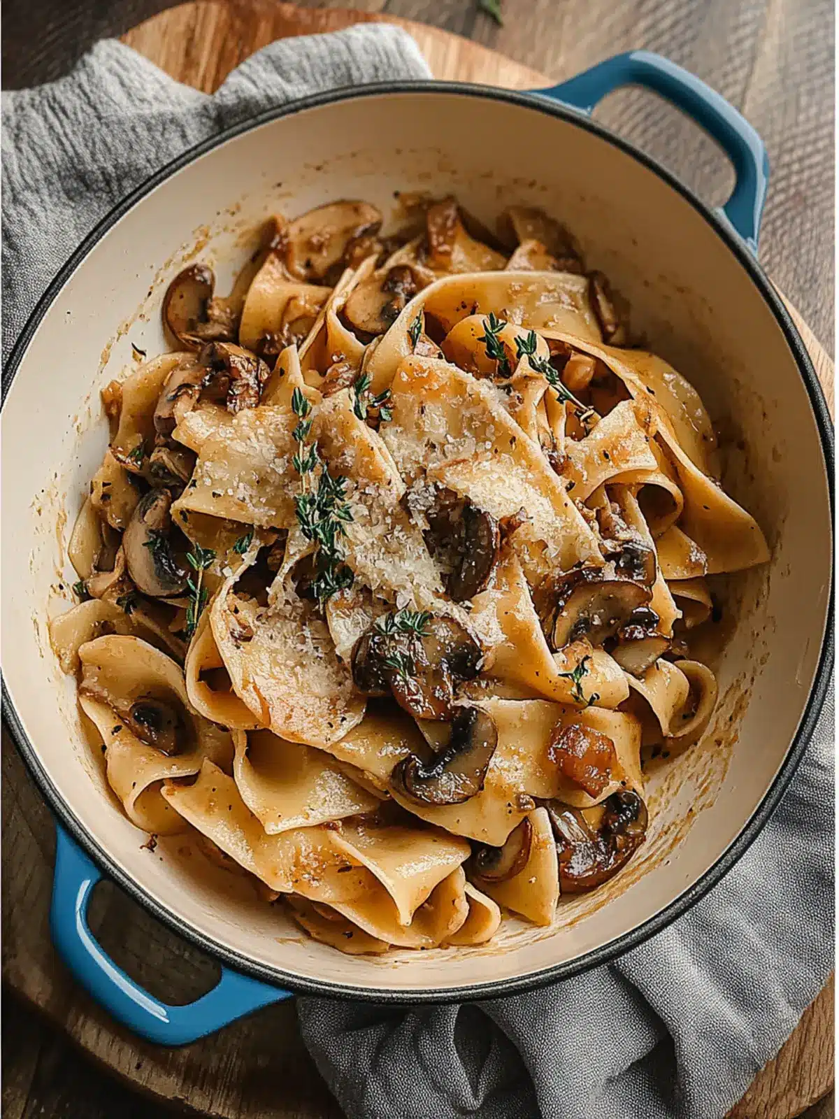 Caramelized Wild Mushroom Pappardelle Pasta for Cozy Nights 3 Caramelized Wild Mushroom Pappardelle pasta