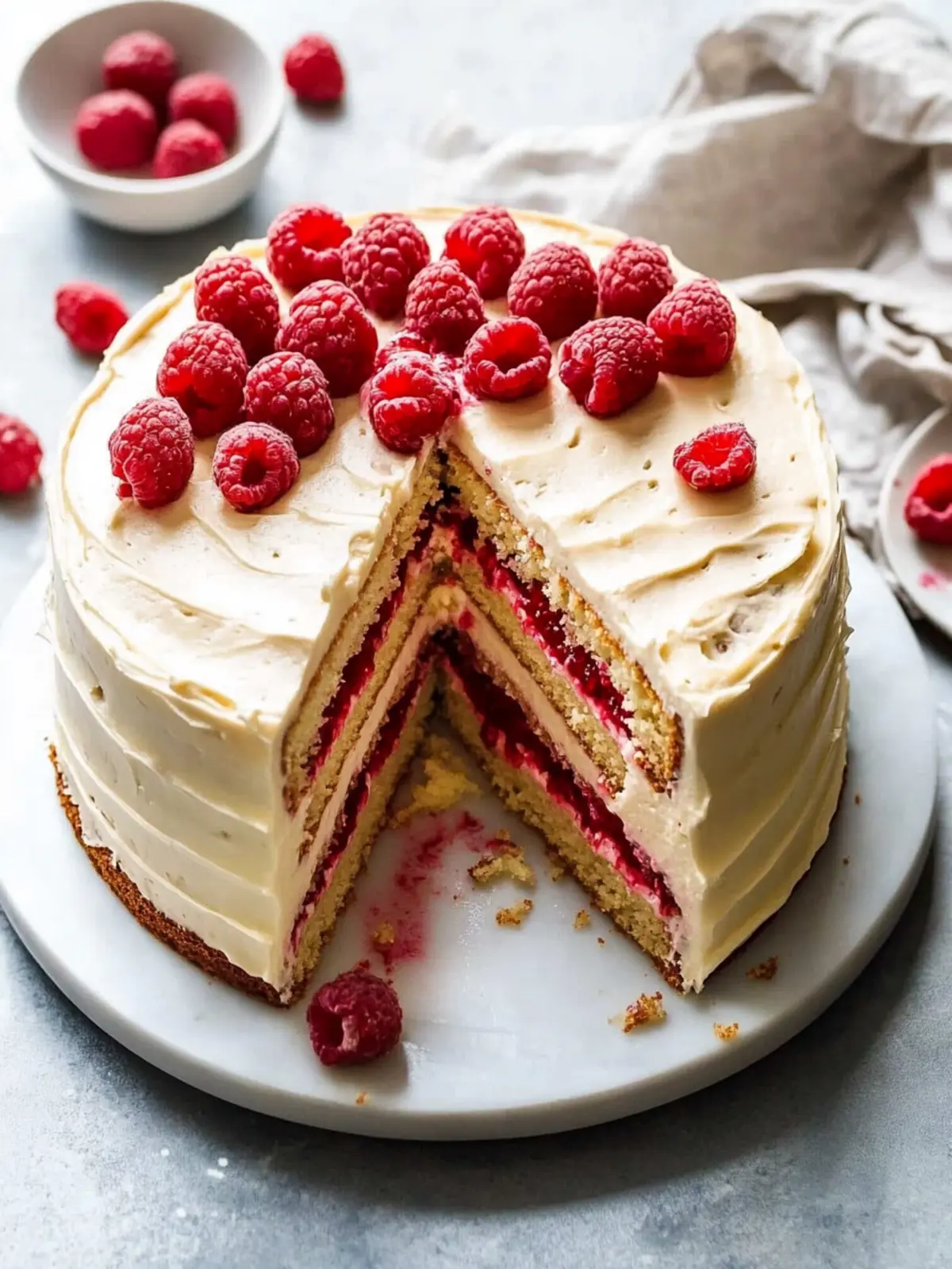 Decadent White Chocolate Raspberry Cake Everyone Will Love 2 White Chocolate Raspberry Cake
