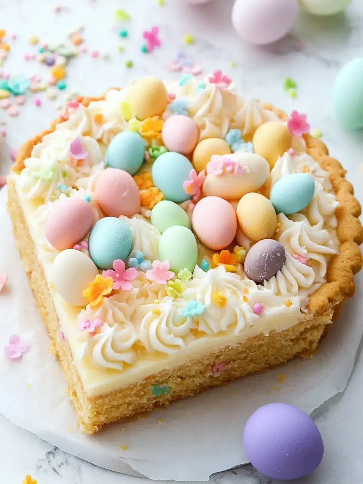 Easter Sugar Cookie Cake: Sweet Treat for Spring Celebrations 4 Easter Sugar Cookie Cake