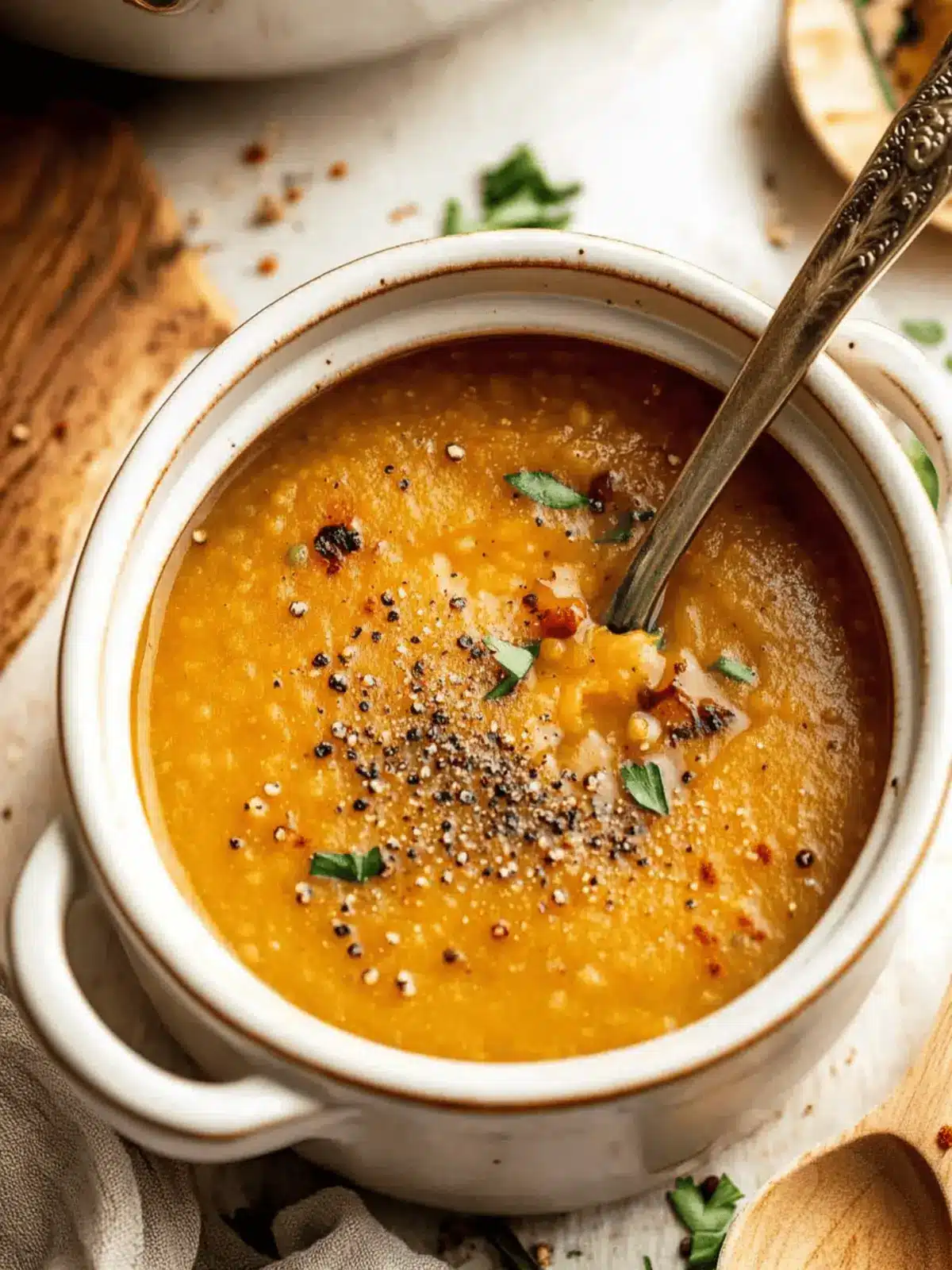 Cozy Butternut Squash Lentil Soup for a Heartwarming Meal 2 Butternut Squash Lentil Soup