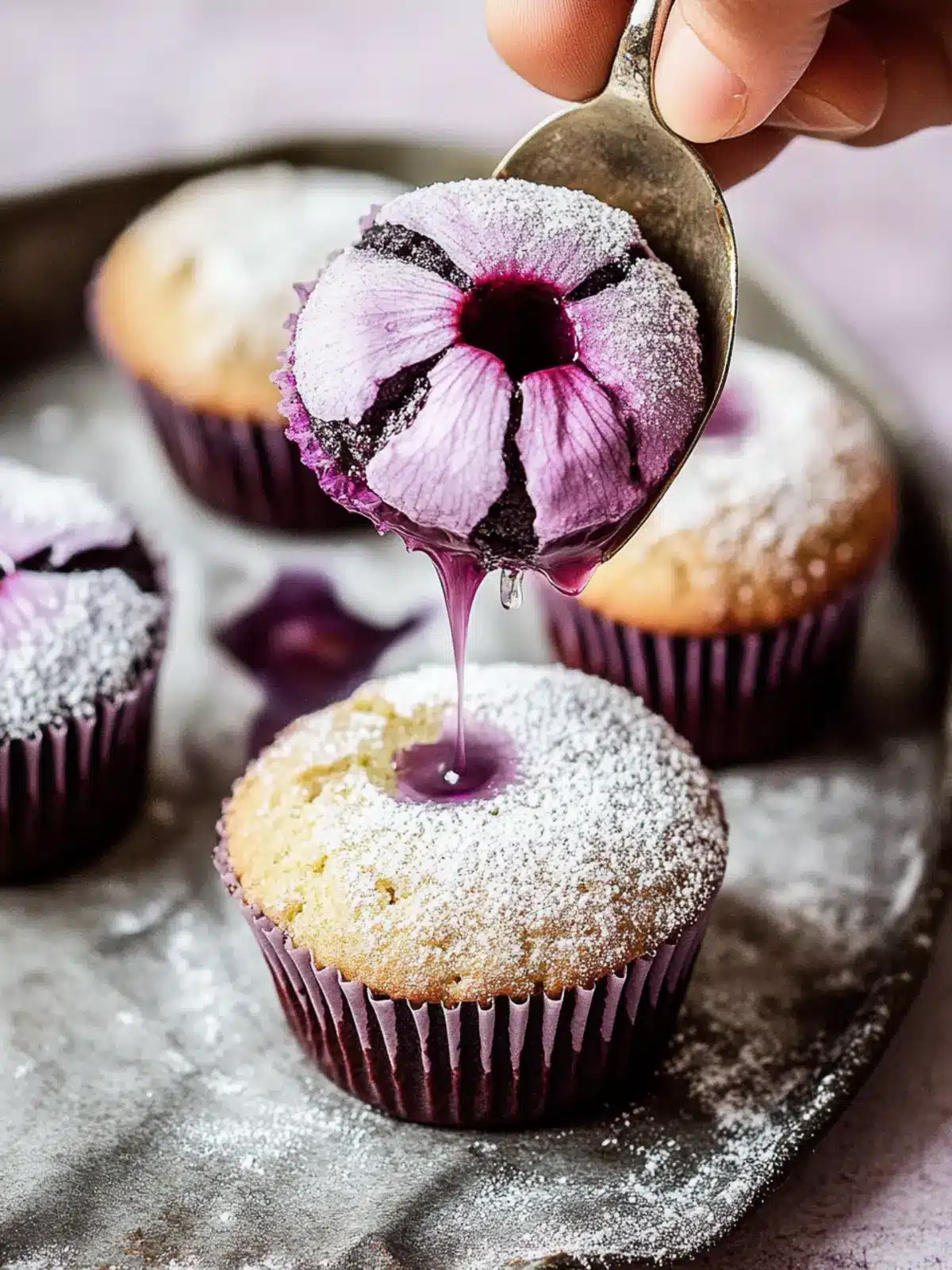 Delicious Hibiscus Muffins for a Floral Flavor Boost 2 Hibiscus Muffins