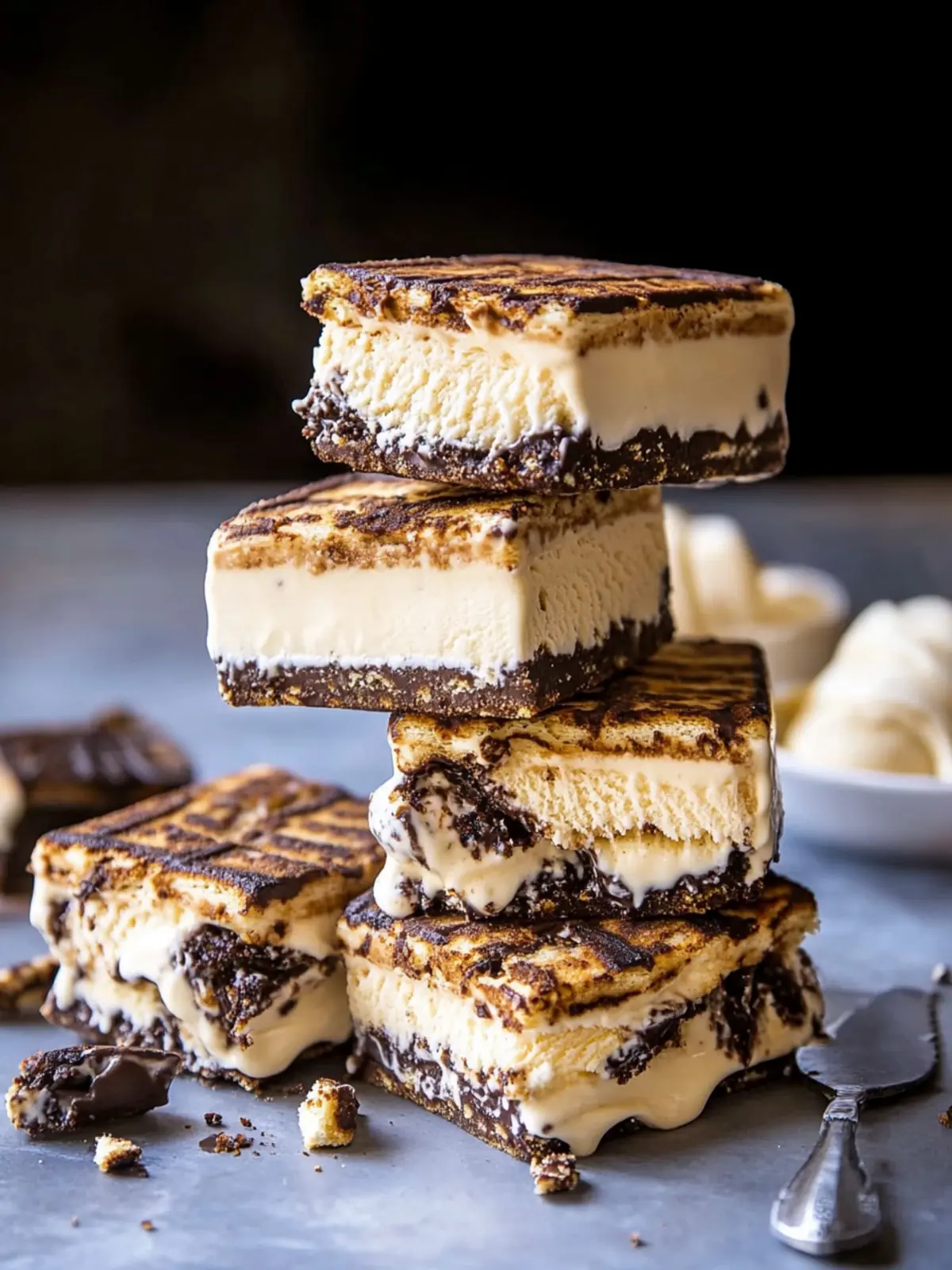 Toasted S'mores Ice Cream Sandwiches for Sweet Summer Bliss 3 Toasted S mores Ice Cream Sandwiches