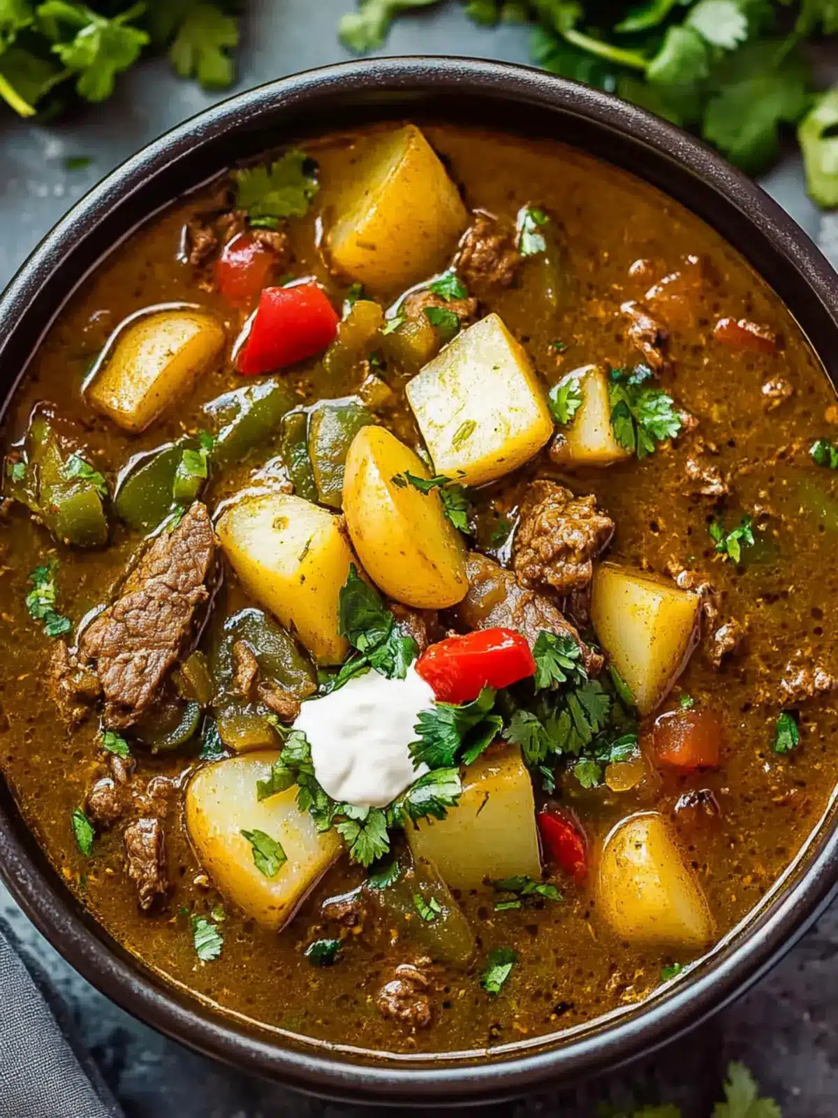 Savor Mexican Green Chile Beef & Potato Stew for Cozy Nights 3 Mexican Green Chile Beef & Potato Stew