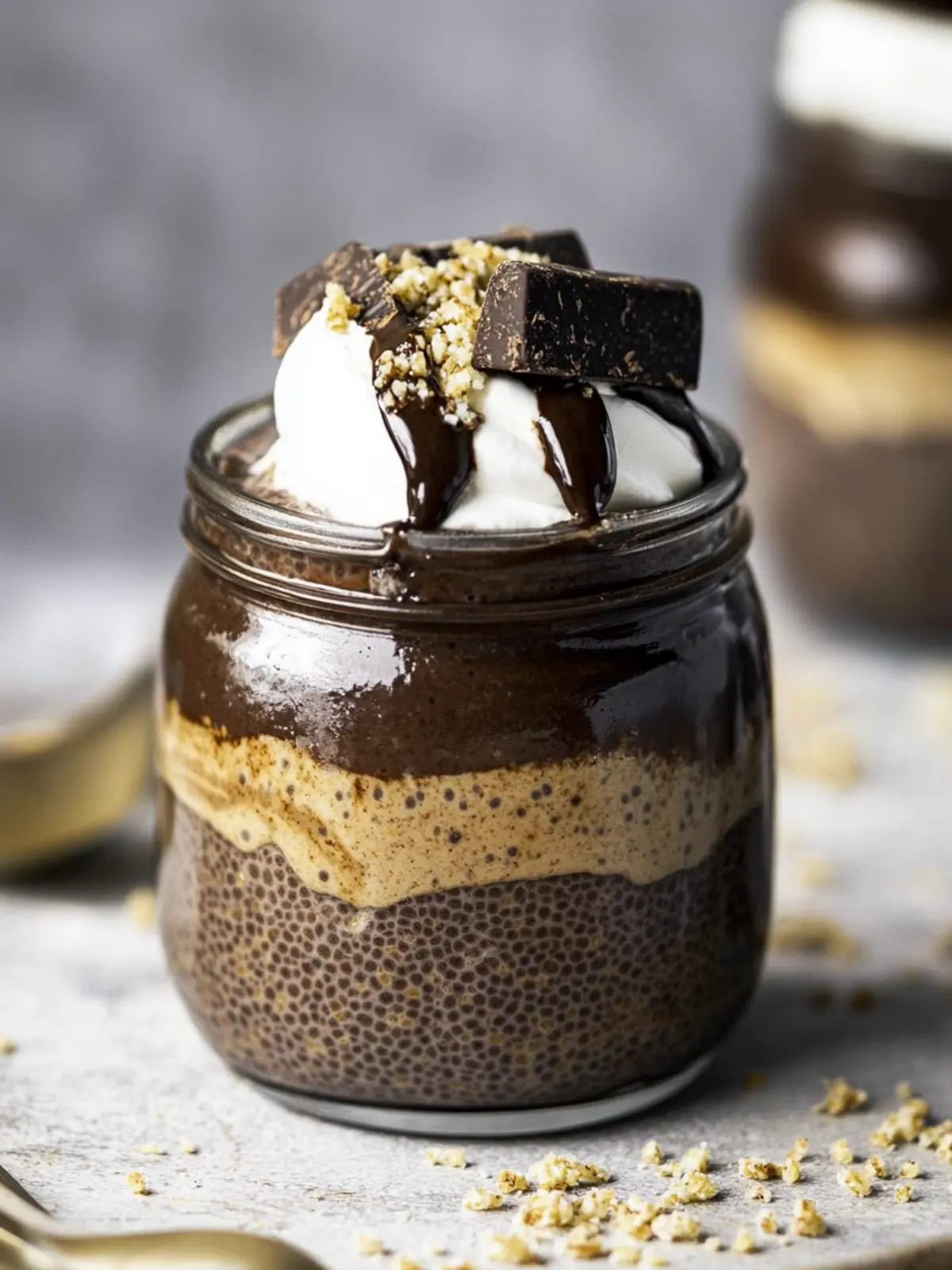 Decadent Chocolate S mores Chia Pudding You ll Love 3 Chocolate S mores Chia Pudding