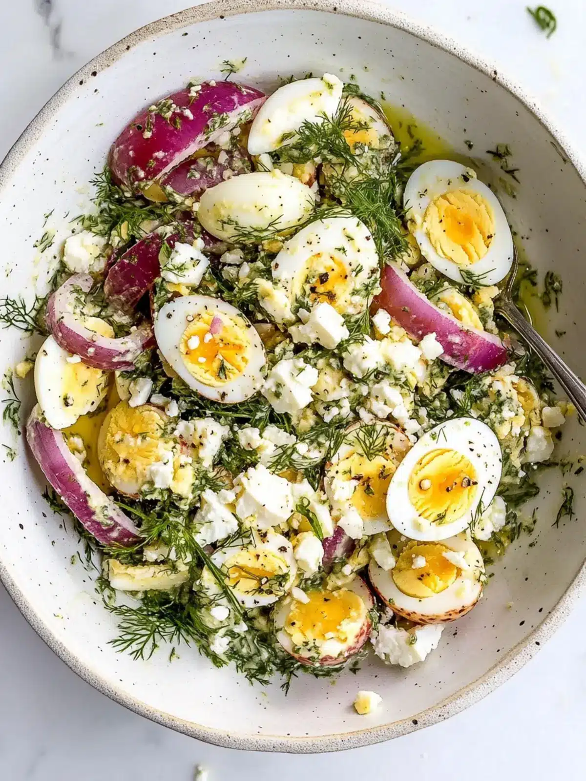 Dill and Feta Egg Salad: A Fresh Twist on Classic Flavor 3 Dill and Feta Egg Salad