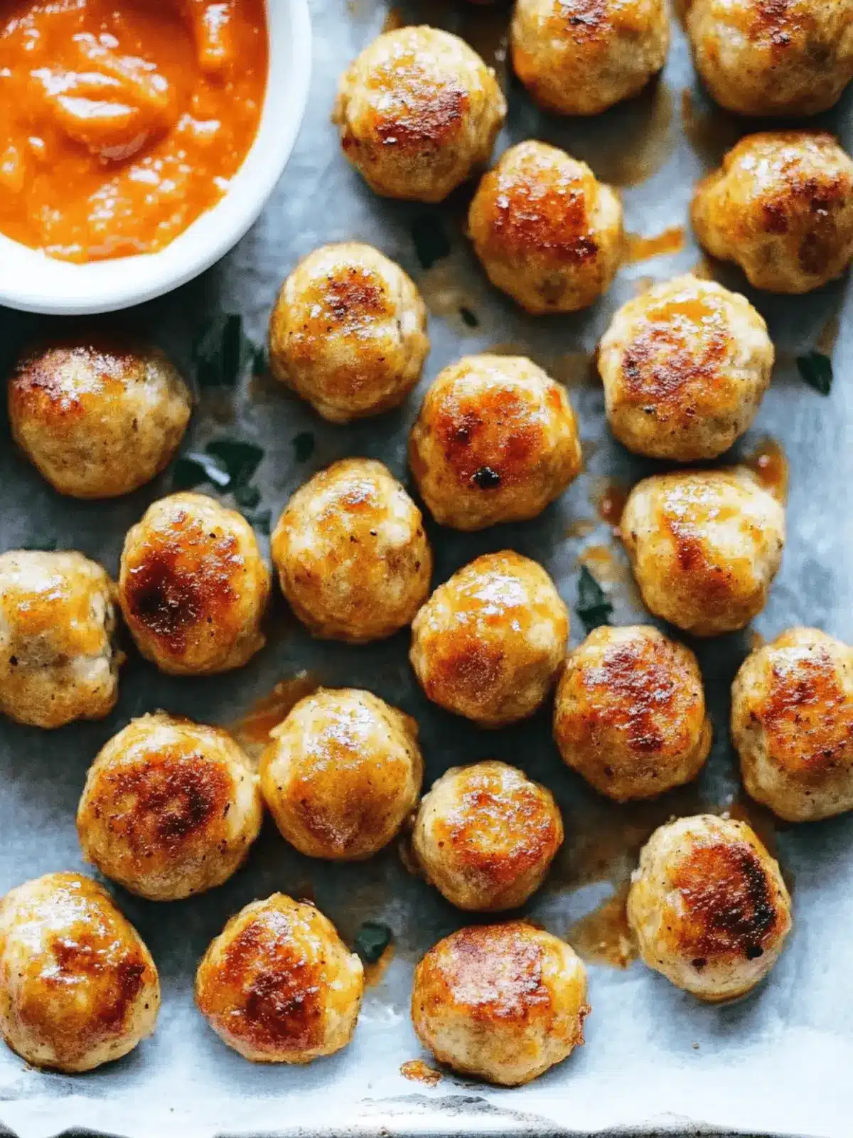Savory Baked Chicken Meatballs for Easy Weeknight Dinners 2 Baked Chicken Meatballs