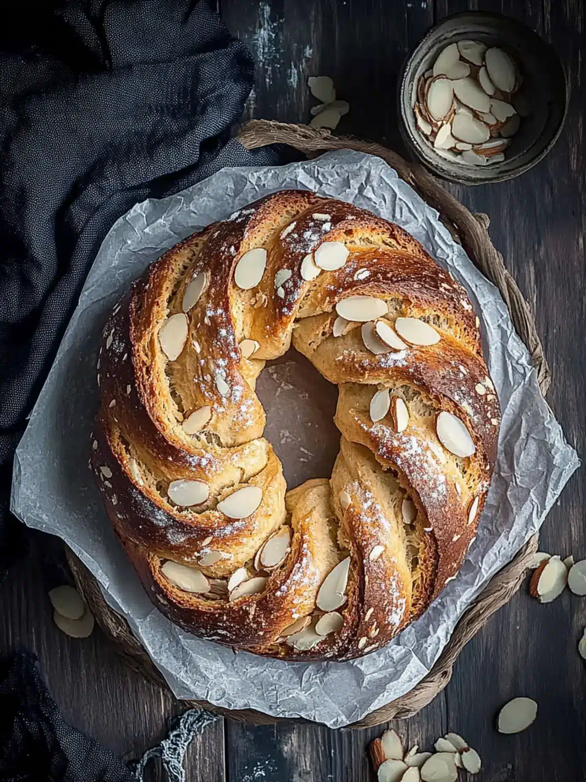 Vegan Almond Bread Twist: A Sweet Breakfast Delight 4 Almond Bread Twist (Vegan)