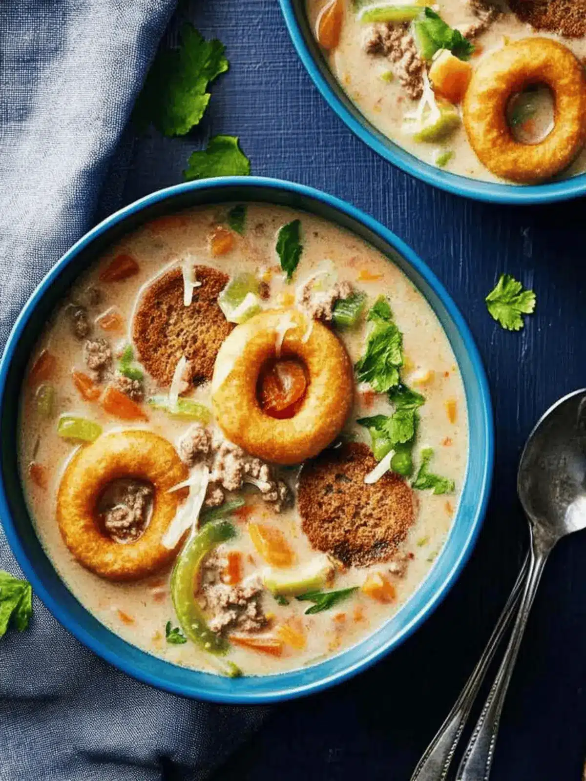 Cheeseburger Soup: Comfort in a Creamy Bowl of Bliss 4 Cheeseburger Soup