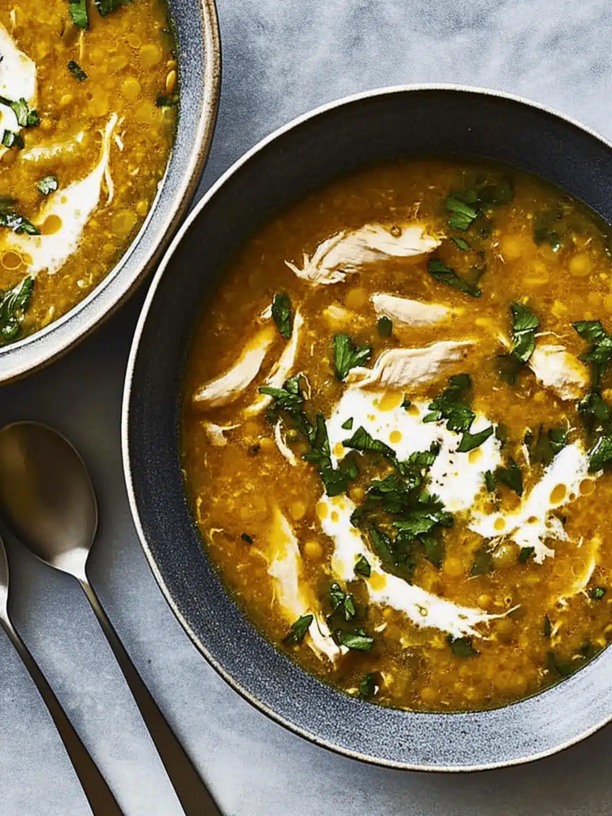 Chicken and Red Lentil Soup With Lemony Yogurt Delight 4 Chicken and Red Lentil Soup With Lemony Yogurt