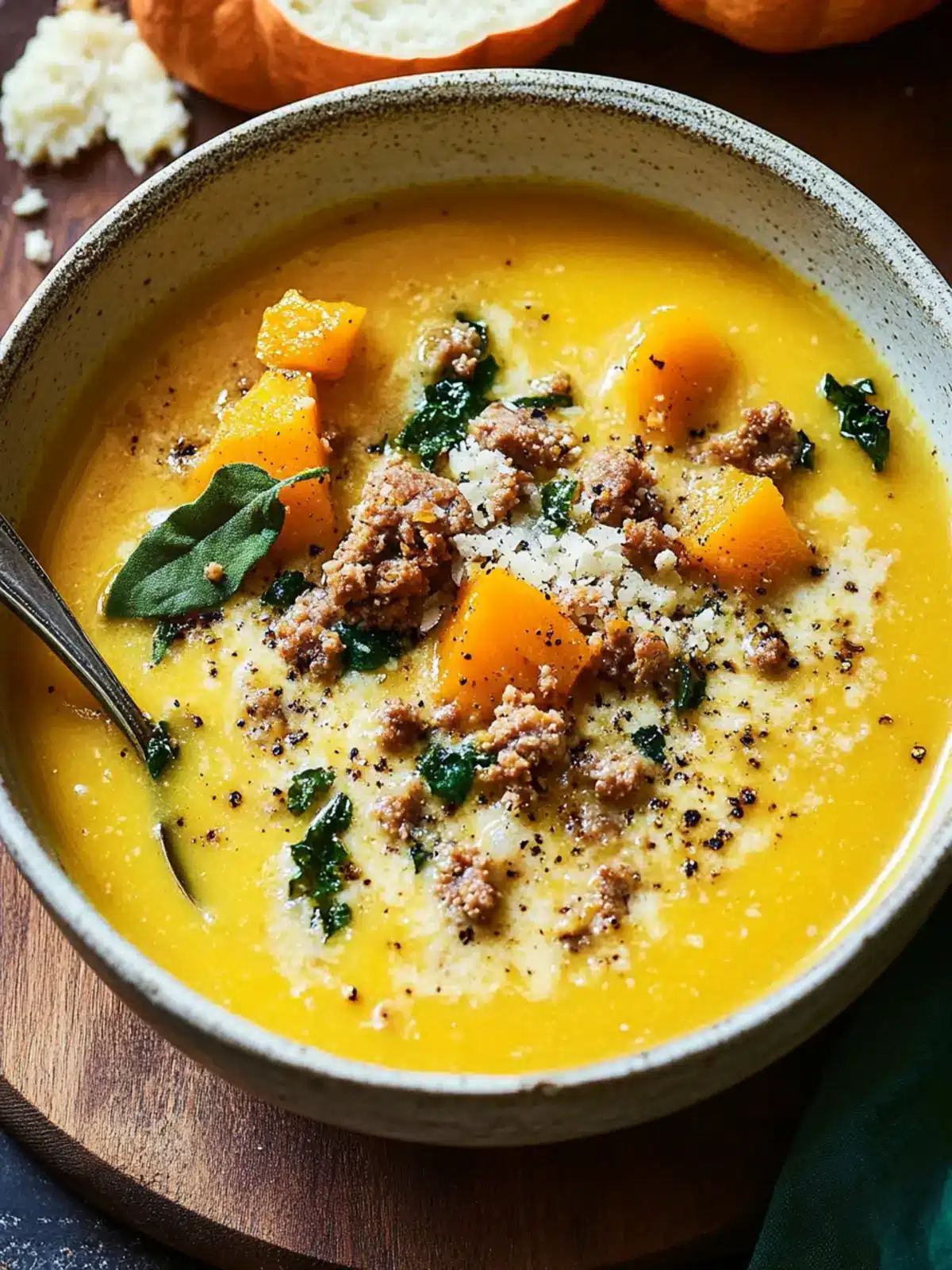 Butternut Squash Sausage Soup That Warms Your Soul 3 Butternut Squash Sausage Soup