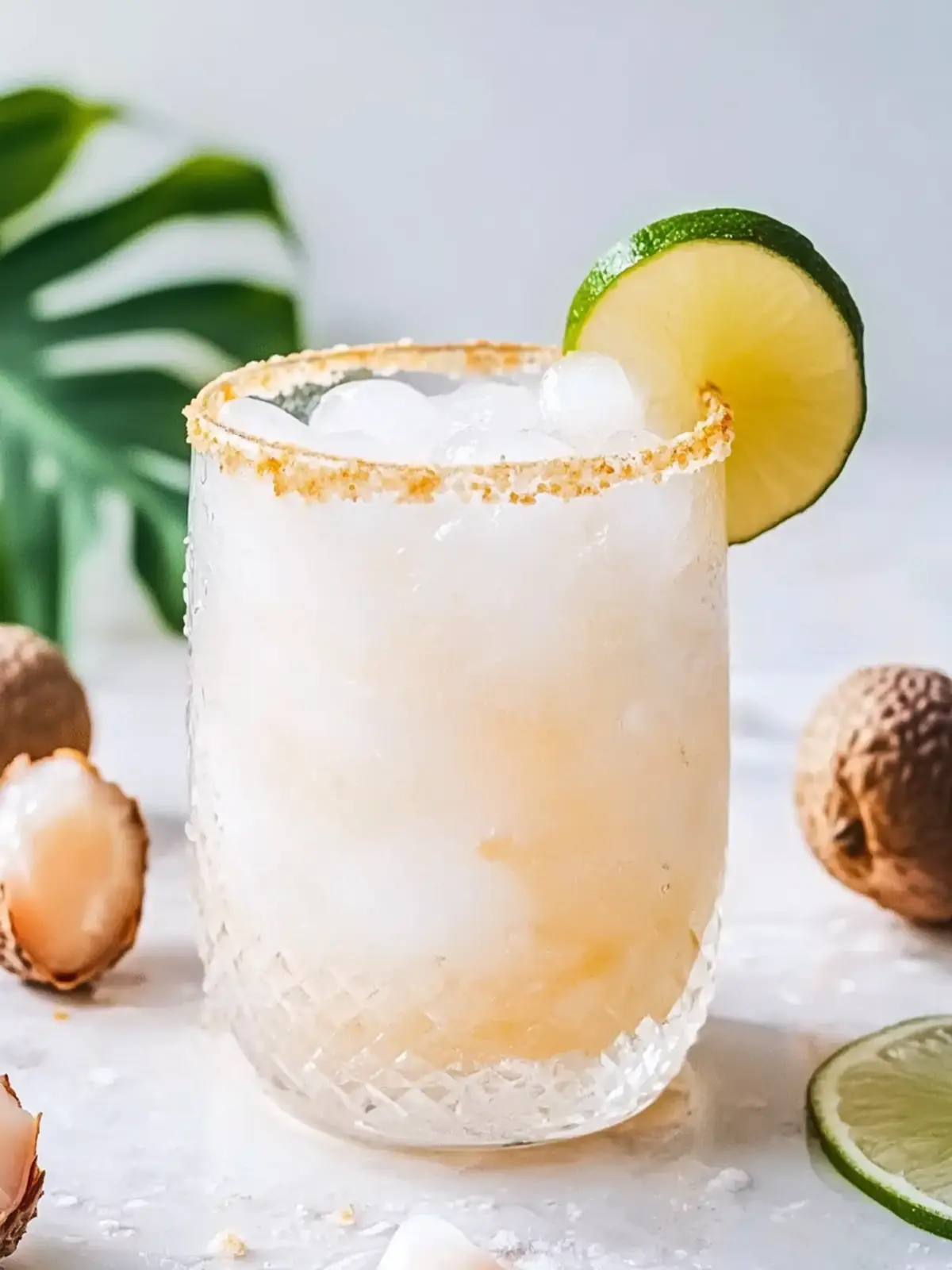 Sparkling Coconut Lychee Iced Drink for a Tropical Escape 2 Sparkling Coconut Lychee Iced Drink