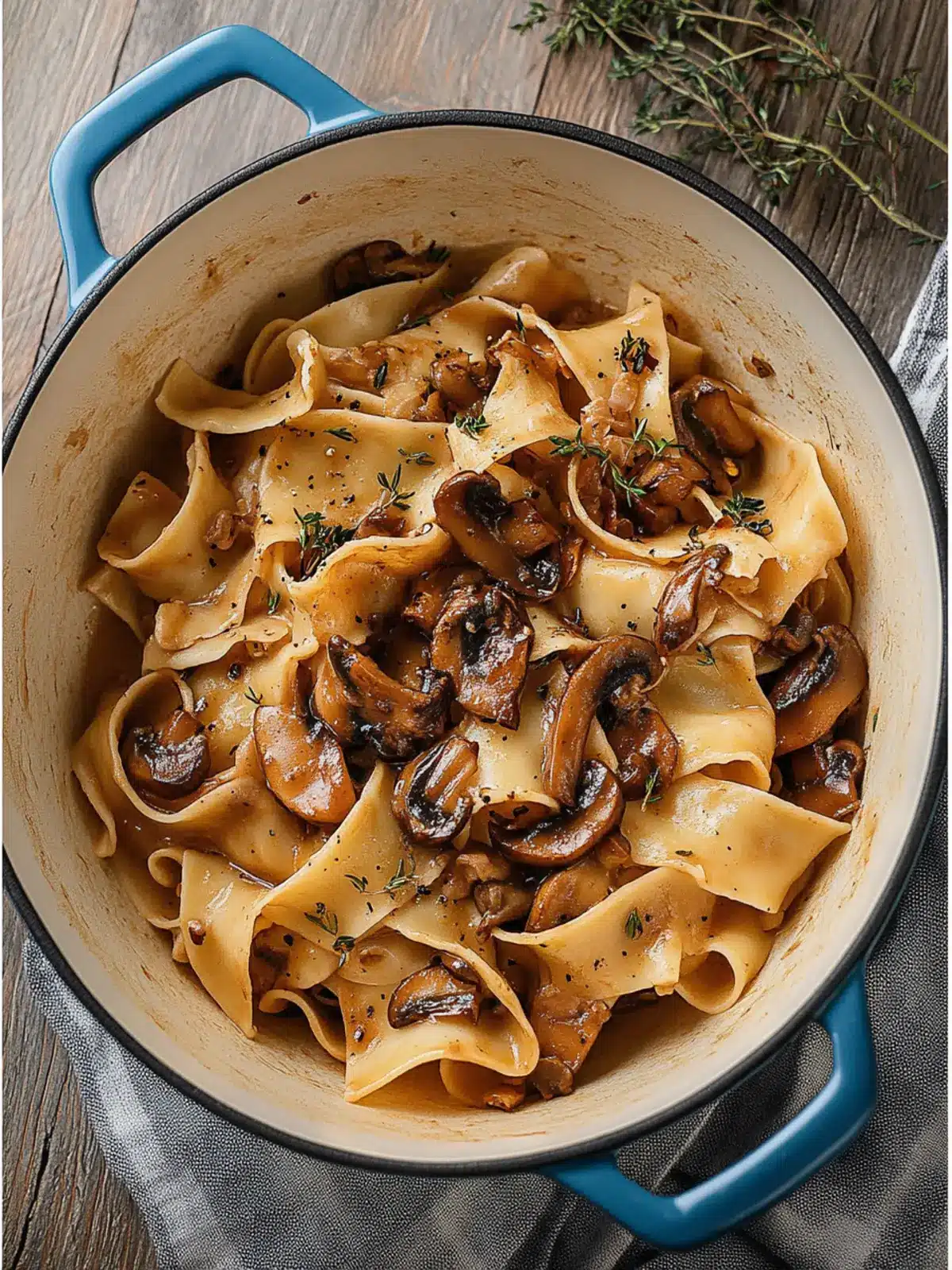 Caramelized Wild Mushroom Pappardelle Pasta for Cozy Nights 4 Caramelized Wild Mushroom Pappardelle pasta