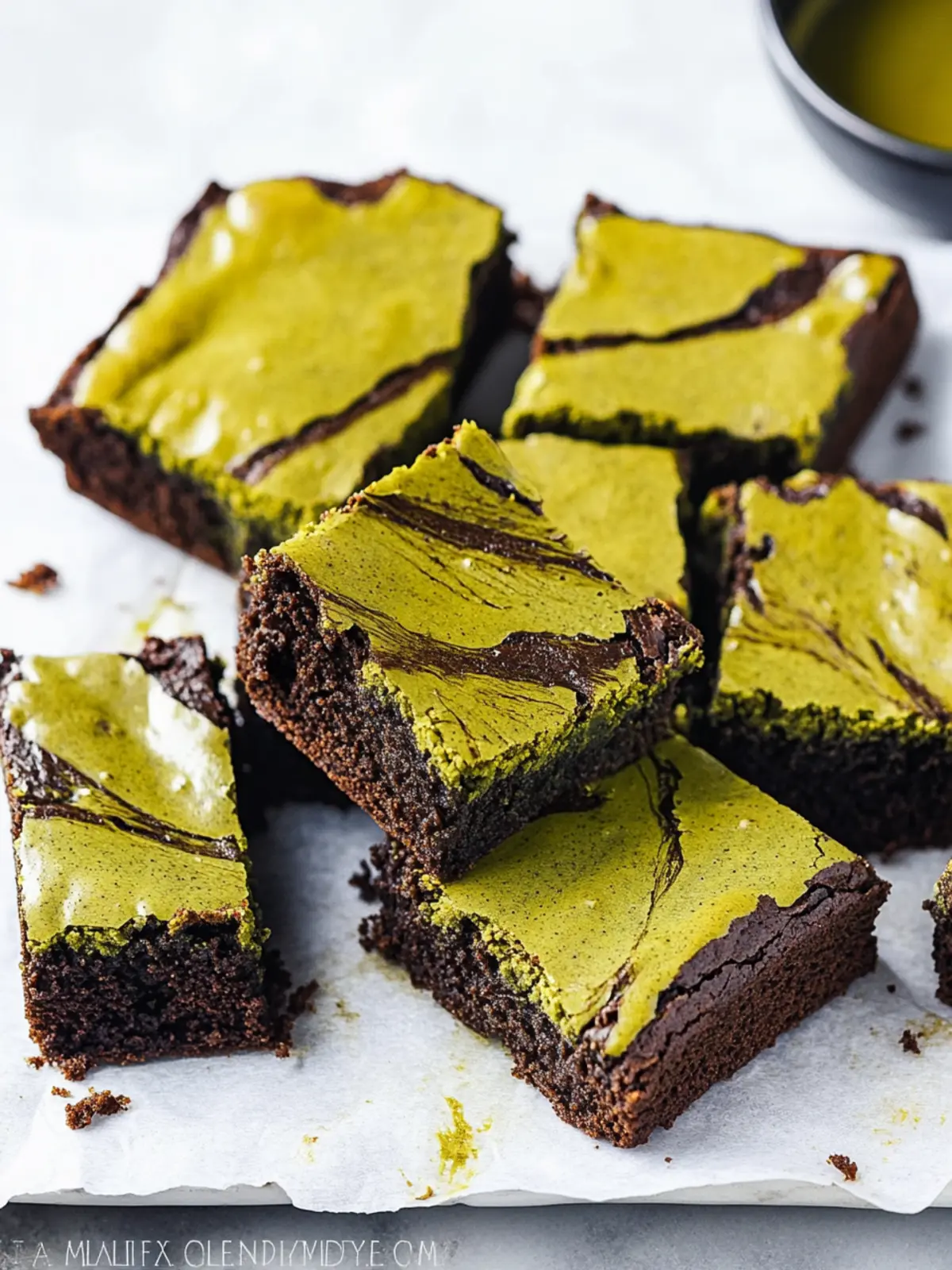 Decadent Fudgy Matcha Brownies Everyone Will Crave 2 Fudgy Matcha Brownies