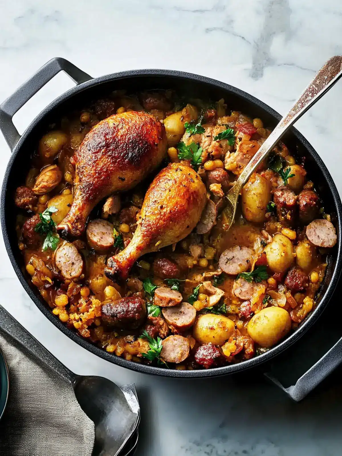 Easy Duck and Sausage Cassoulet to Warm Your Heart 4 Easy duck and sausage cassoulet