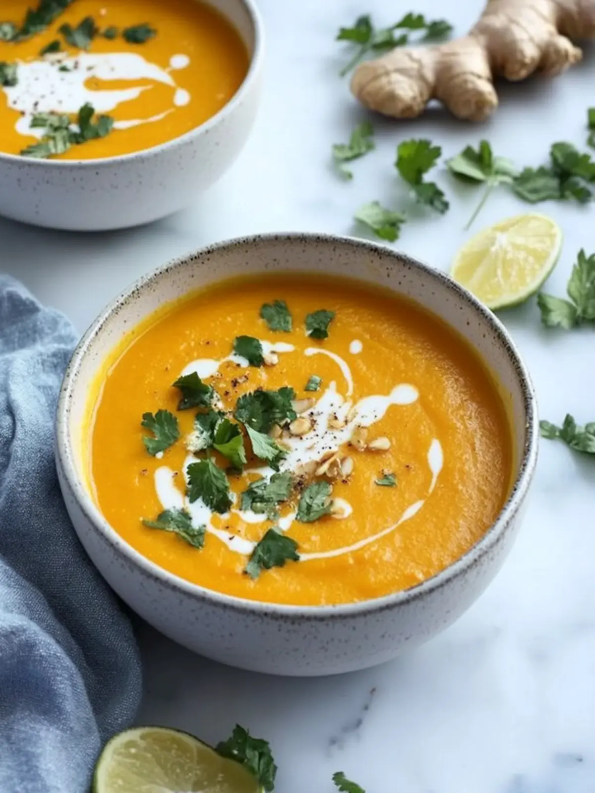Soulful Instant Pot Carrot Soup with Ginger and Coconut Milk 4 Soul Instant Pot Carrot Soup with Ginger + Coconut Milk
