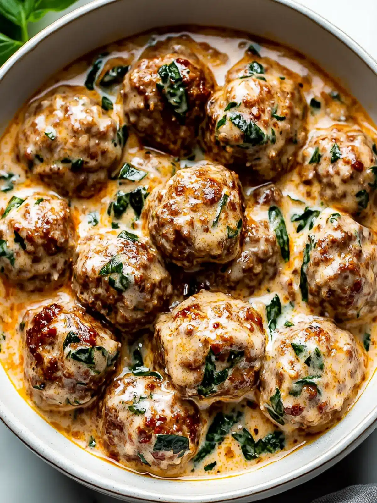 Creamy Tuscan Keto Meatballs That Make Dinner Exciting 4 Creamy Tuscan Keto Meatballs