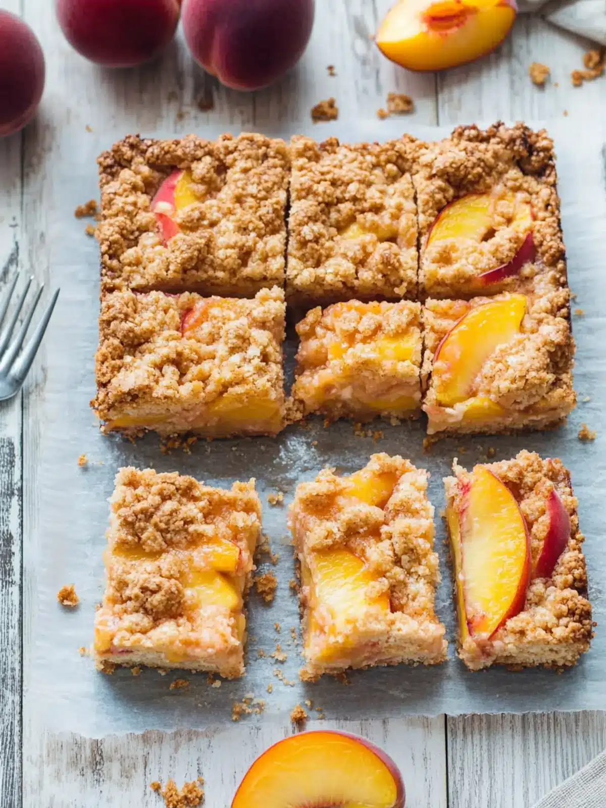 Peaches and Cream Crumble Bars: A Summer Delight You ll Love 4 Peaches and Cream Crumble Bars