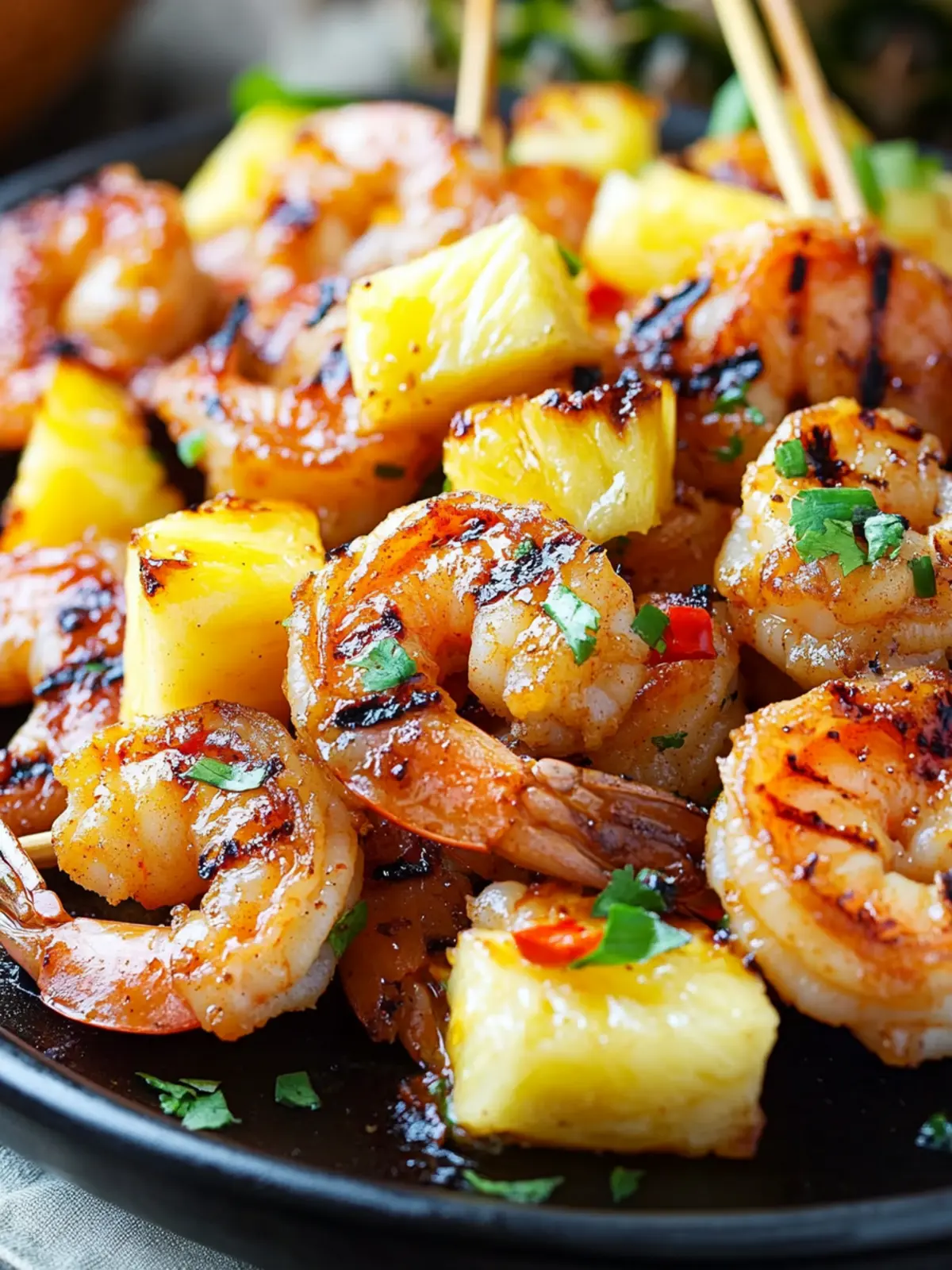 Grilled Coconut and Pineapple Sweet Chili Shrimp Delight 4 Grilled Coconut and Pineapple Sweet Chili Shrimp