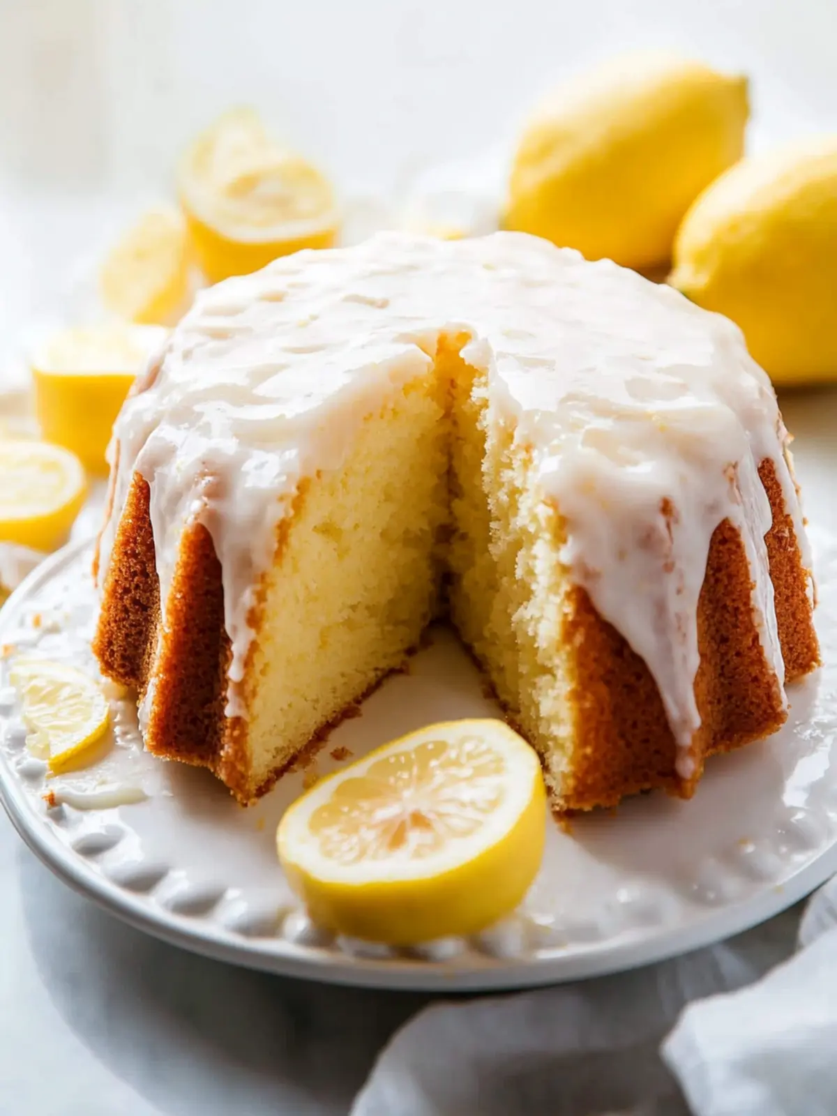 Deliciously Refreshing Iced Lemon Pound Cake Recipe to Brighten Your Day 4 Iced Lemon Pound Cake
