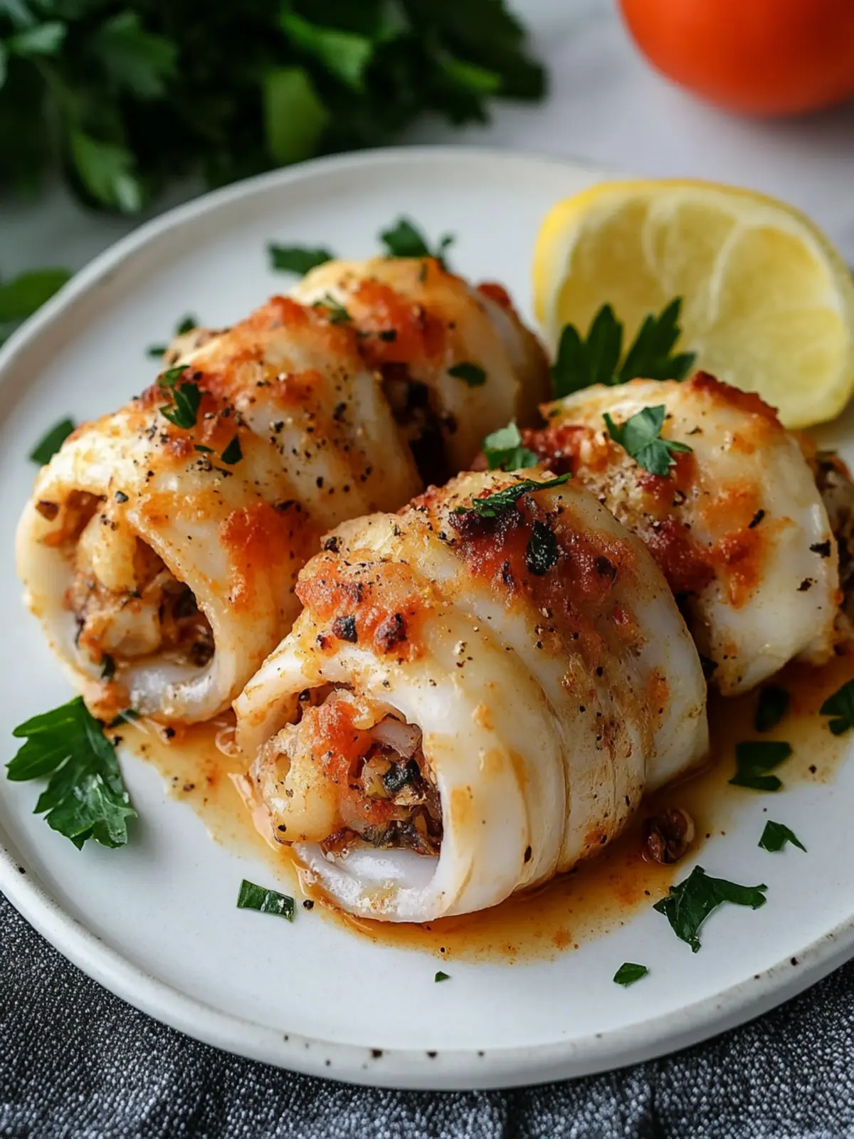 Irresistible Greek Stuffed Calamari for a Taste of Greece 2 Greek stuffed calamari