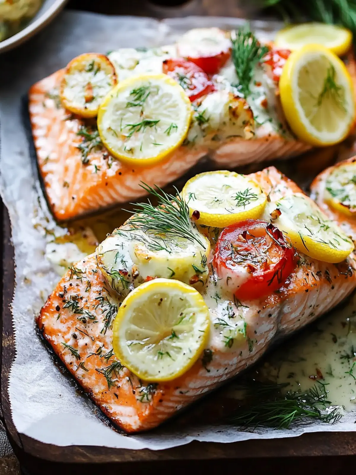 Baked Salmon with Lemon and Dill: A Fresh Flavor Escape 4 Baked Salmon with Lemon and Dill