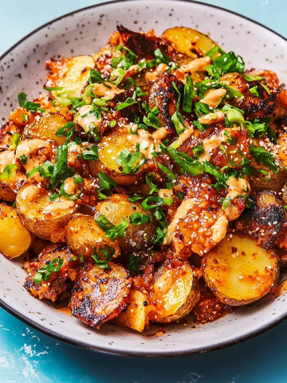 Crispy Gochujang Potato Salad for Ultimate Flavor Adventure 3 Crispy Gochujang Potato Salad