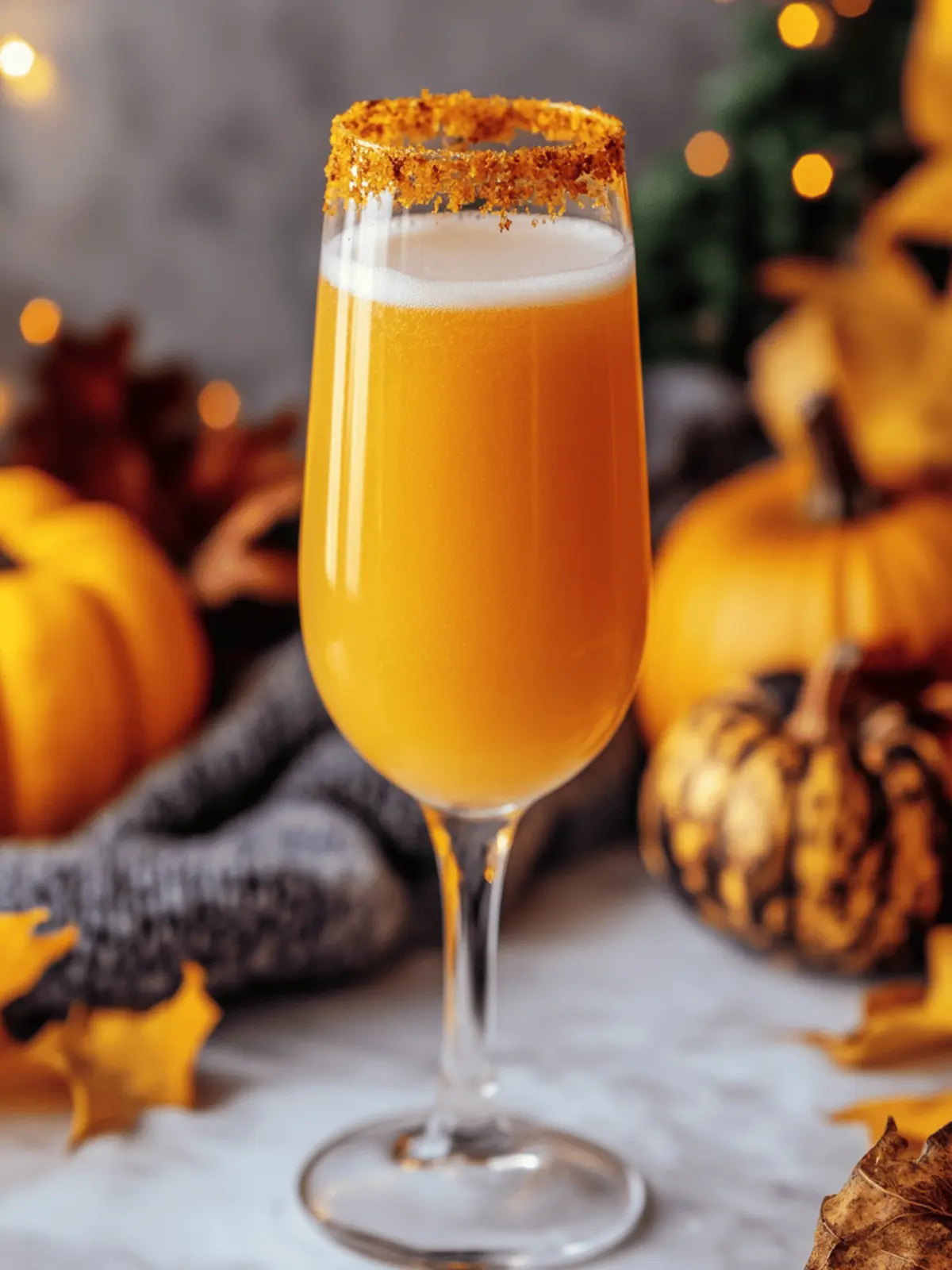 Delicious Pumpkin Pie Mimosa for Cozy Fall Celebrations 3 Pumpkin Pie Mimosa