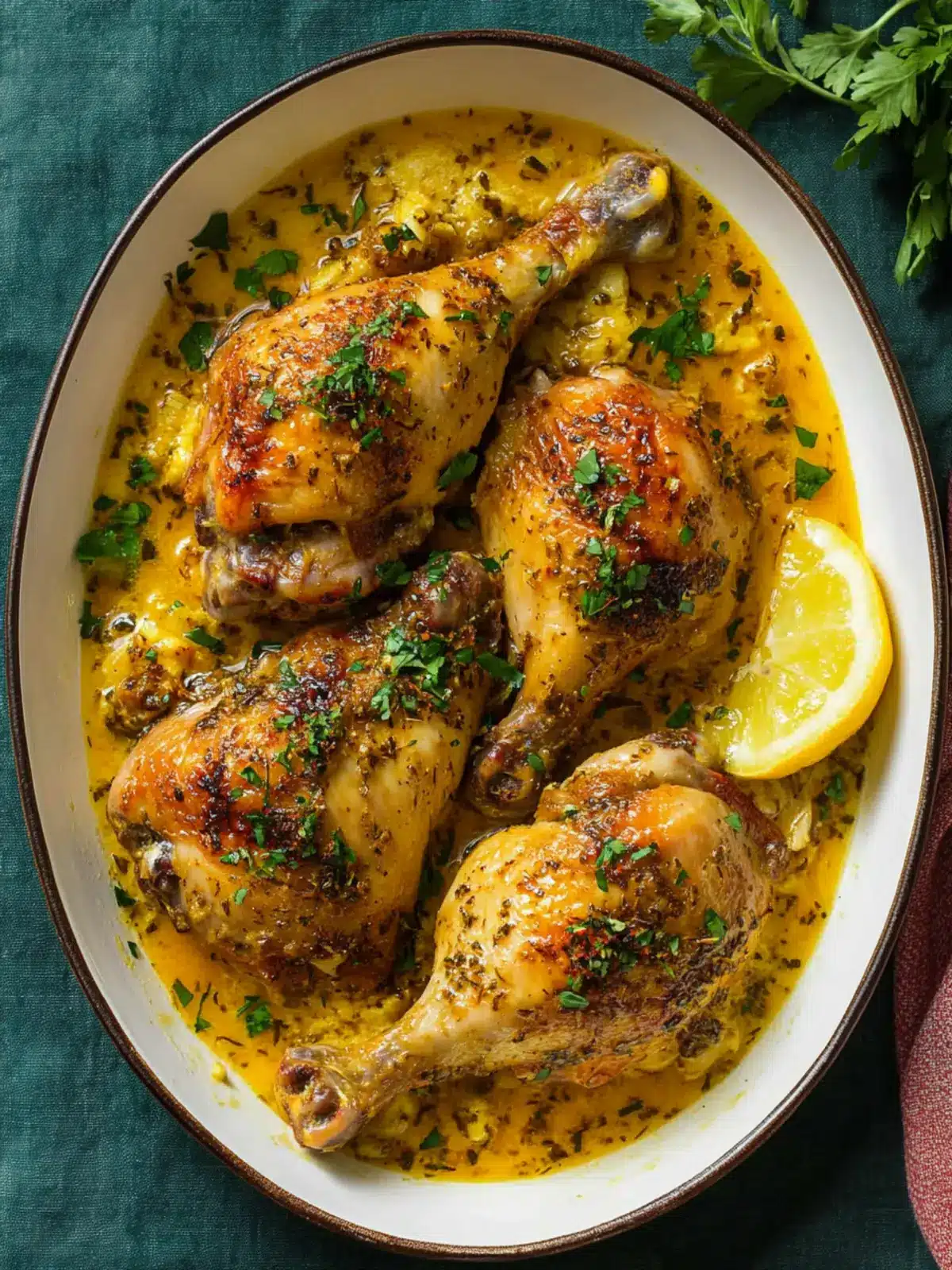 Braised Saffron Chicken Legs for the Ultimate Comfort Meal 4 Braised Saffron Chicken Legs