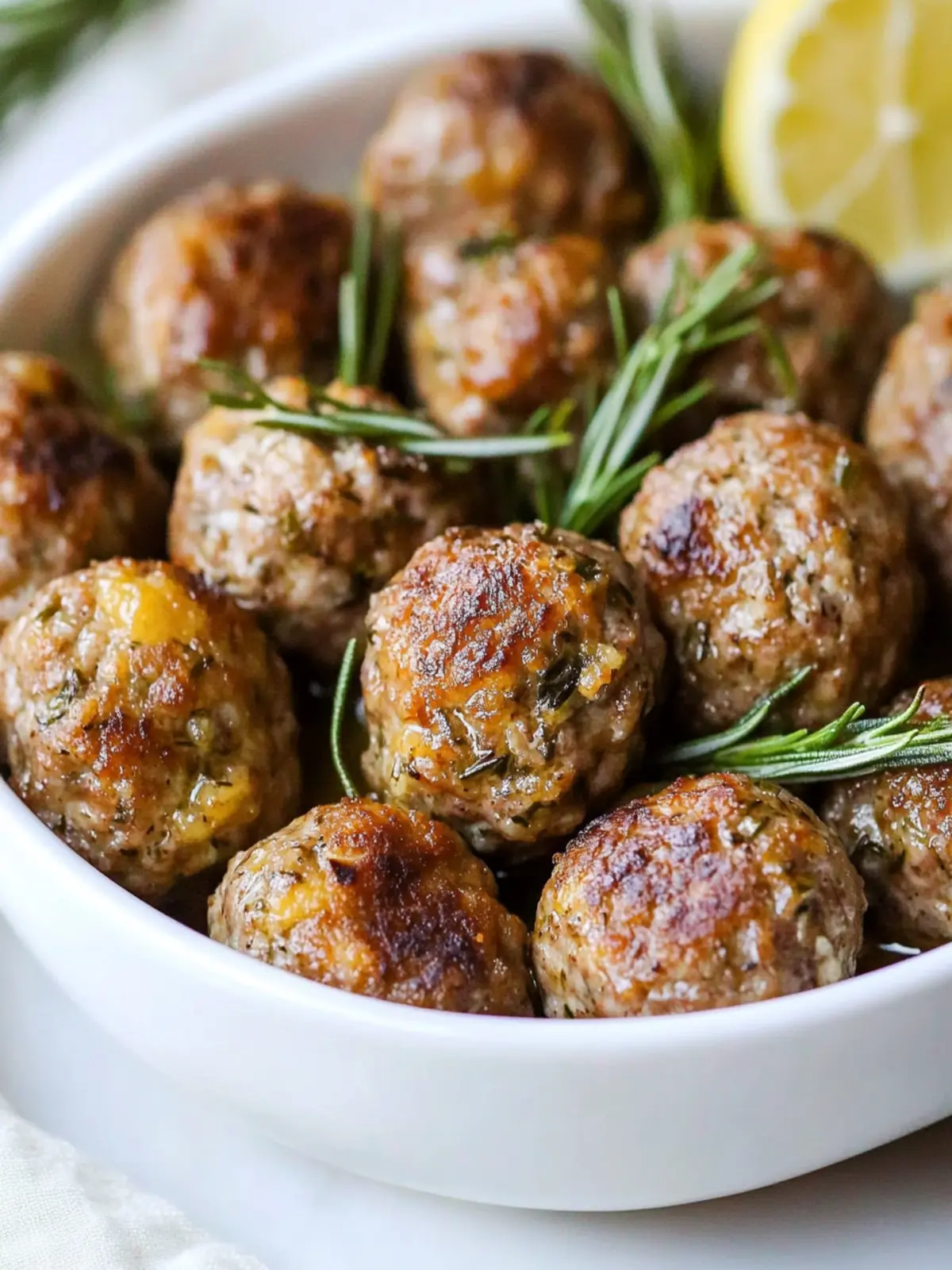 Savory Garlic Rosemary Whole30 Meatballs You Must Try! 3 Garlic Rosemary Whole 30 Meatballs