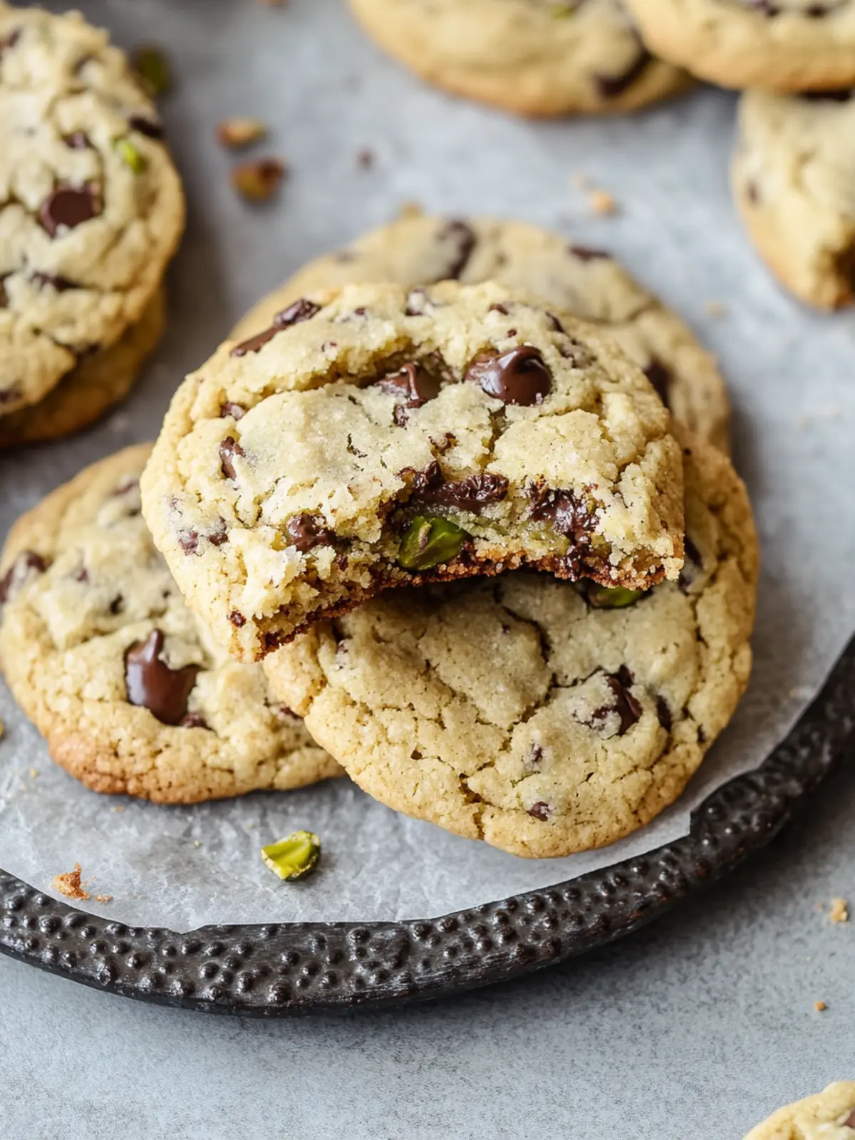 Decadent Brown Butter Pistachio Chocolate Chip Cookies Bliss 3 Brown Butter Pistachio Chocolate Chip Cookies