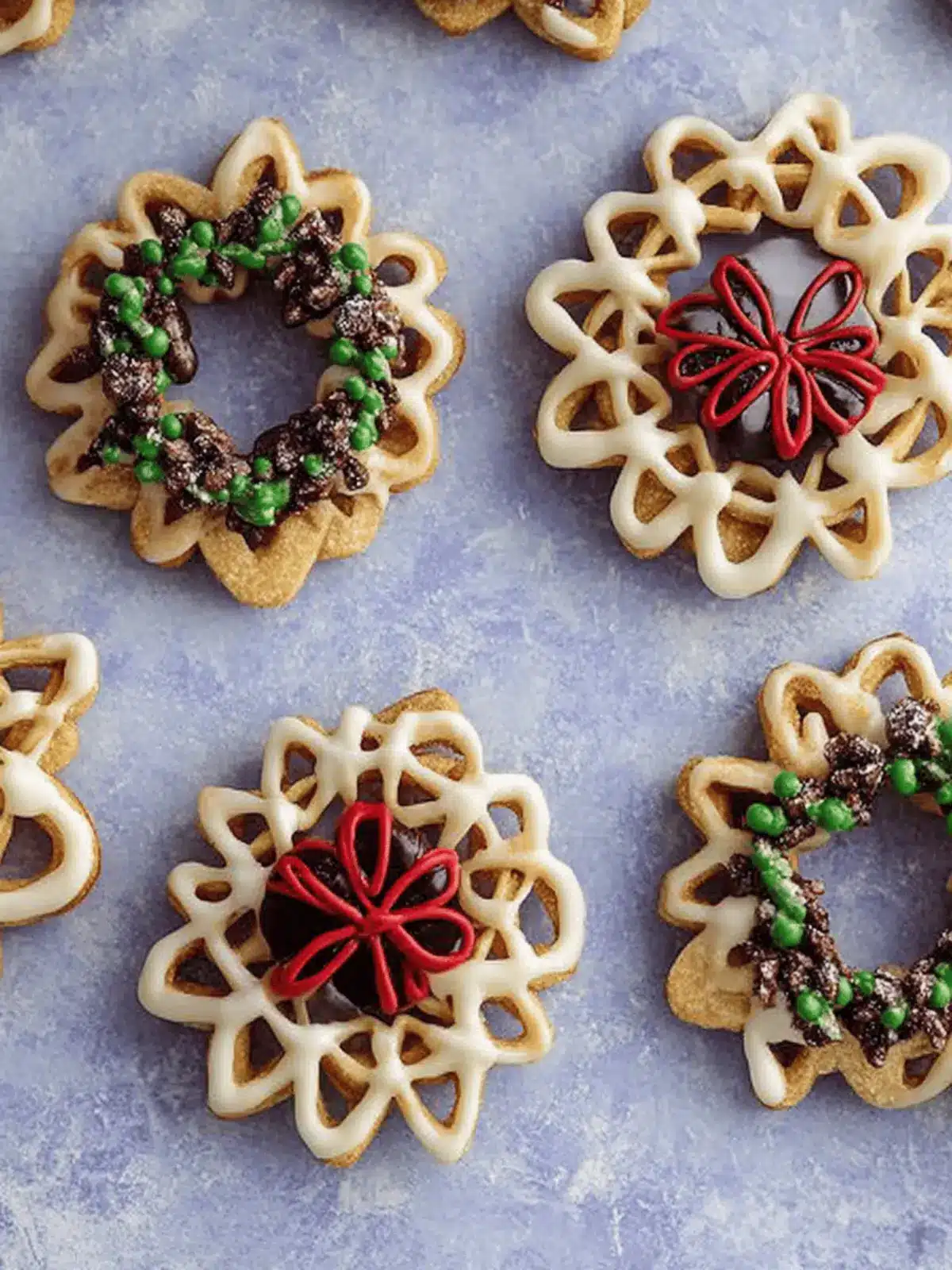 Irresistible Mini Christmas Crack Wreaths to Delight Everyone 3 Mini Christmas crack wreaths