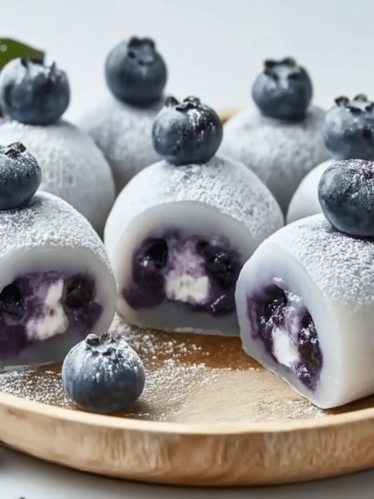 Delicious Blueberry Cream Mochi Buns You ll Love to Make 3 Blueberry Cream Mochi Buns