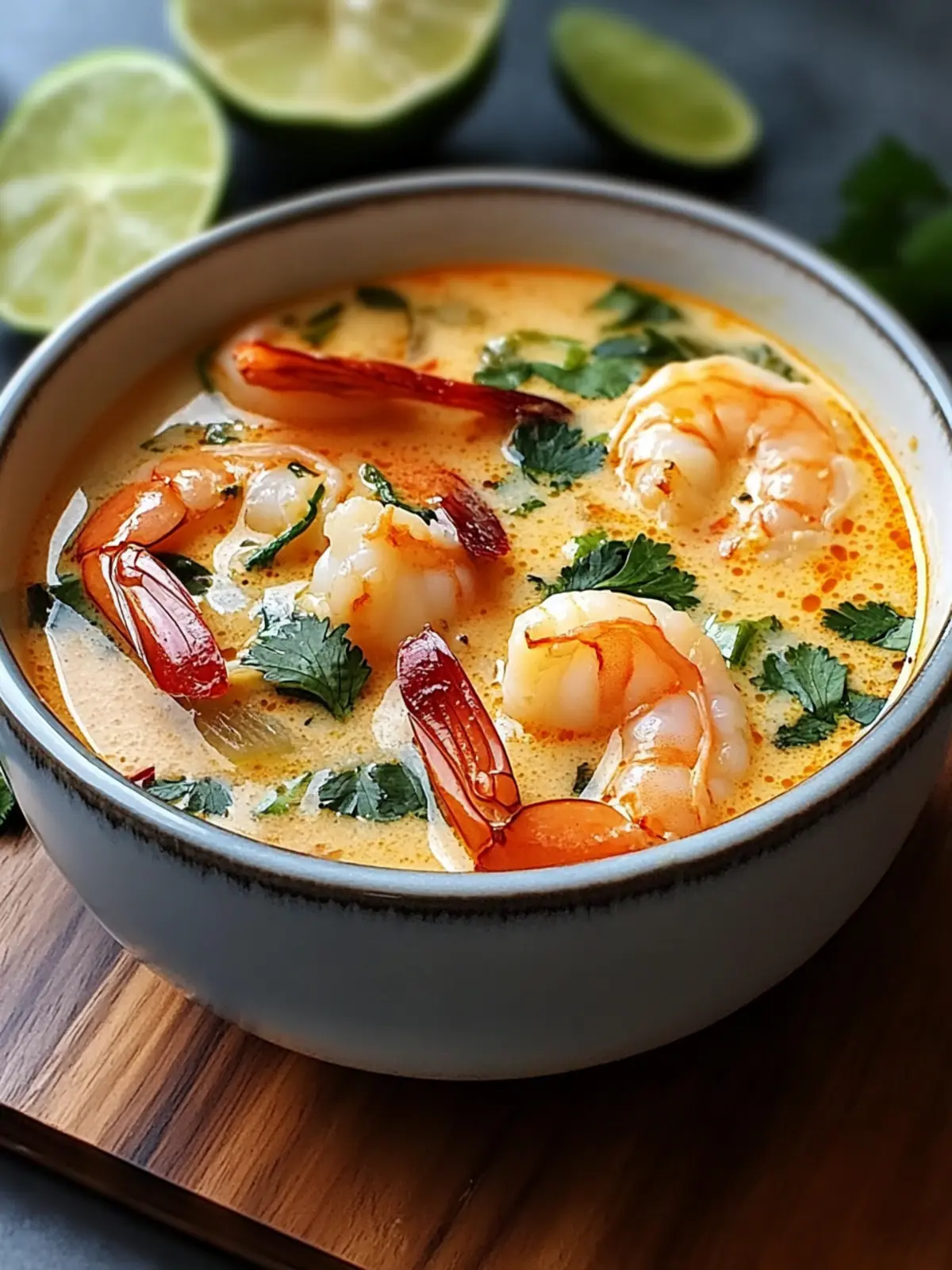 Flavors of Thailand: Creamy Thai Coconut Shrimp Soup Delight 2 Thai Coconut Shrimp Soup
