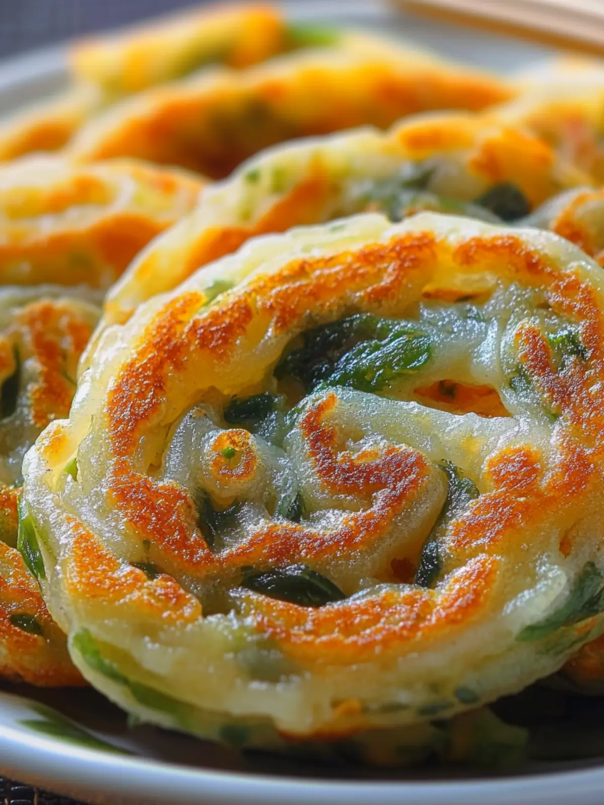 Crispy Rice Paper Scallion Pancakes for a Flavorful Twist 2 Rice Paper Scallion Pancakes