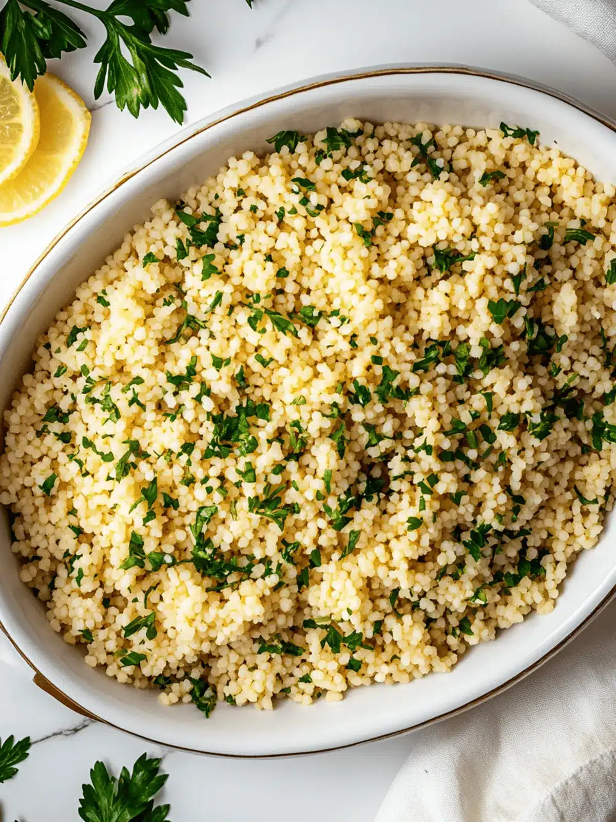 Herbed Couscous: Fluffy Goodness for Your Dinner Table 3 Herbed Couscous