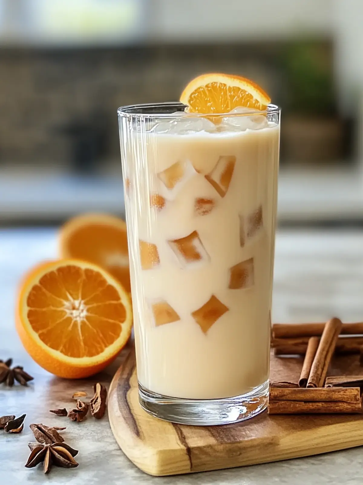 Chill Out with Iced Orange Cinnamon Milk Tea Delight 2 Iced Orange Cinnamon Milk Tea