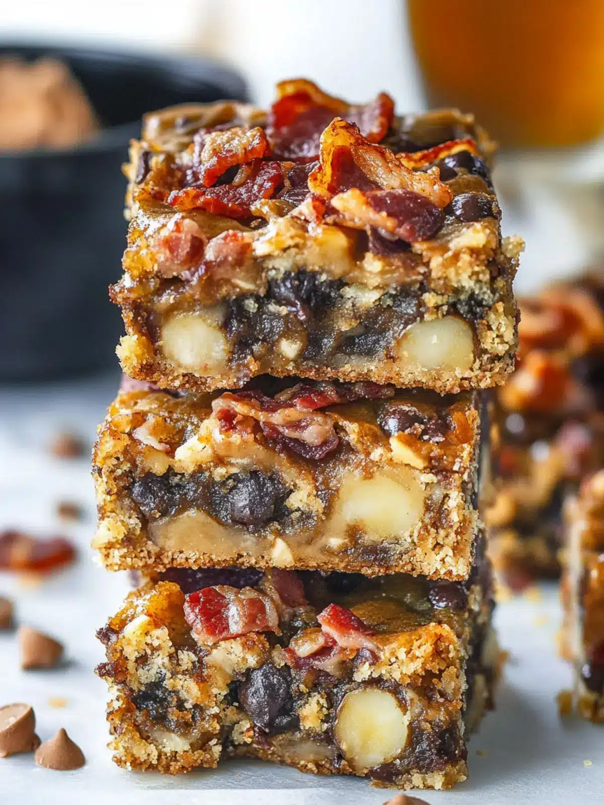 Bacon, Beer and Potato Chip Cookie Bars You'll Crave Forever 4 Bacon, Beer and Potato Chip Cookie Bars