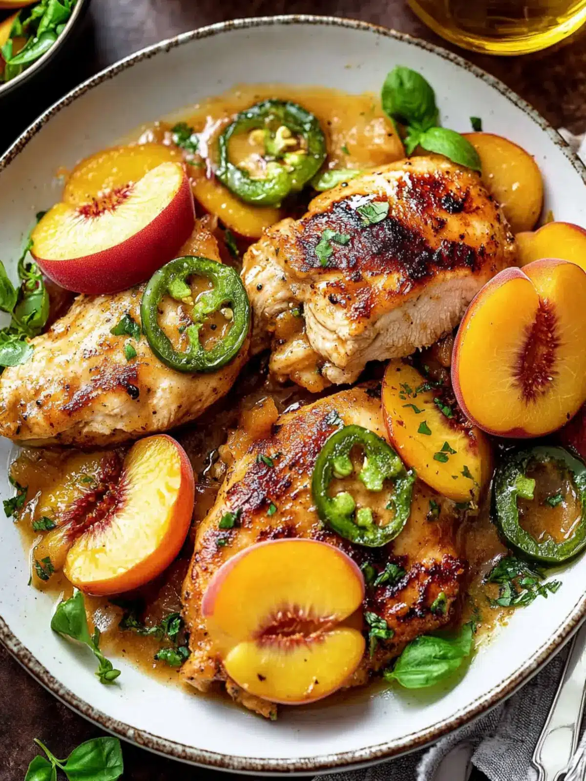 Jalapeno Peach Chicken: A Sweet and Spicy Delight for Dinner 2 Jalapeno Peach Chicken