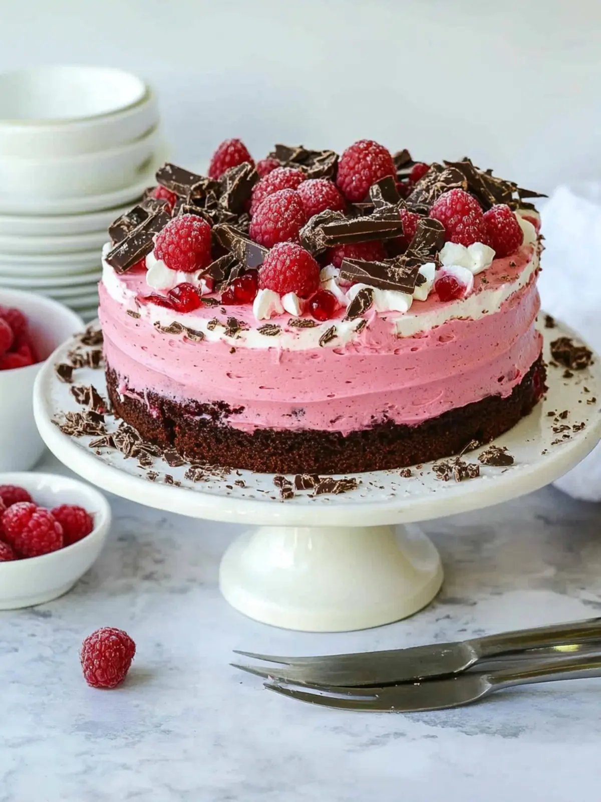 Decadent Chocolate Raspberry Mousse Cake That Wows Every Time 3 Chocolate Raspberry Mousse Cake