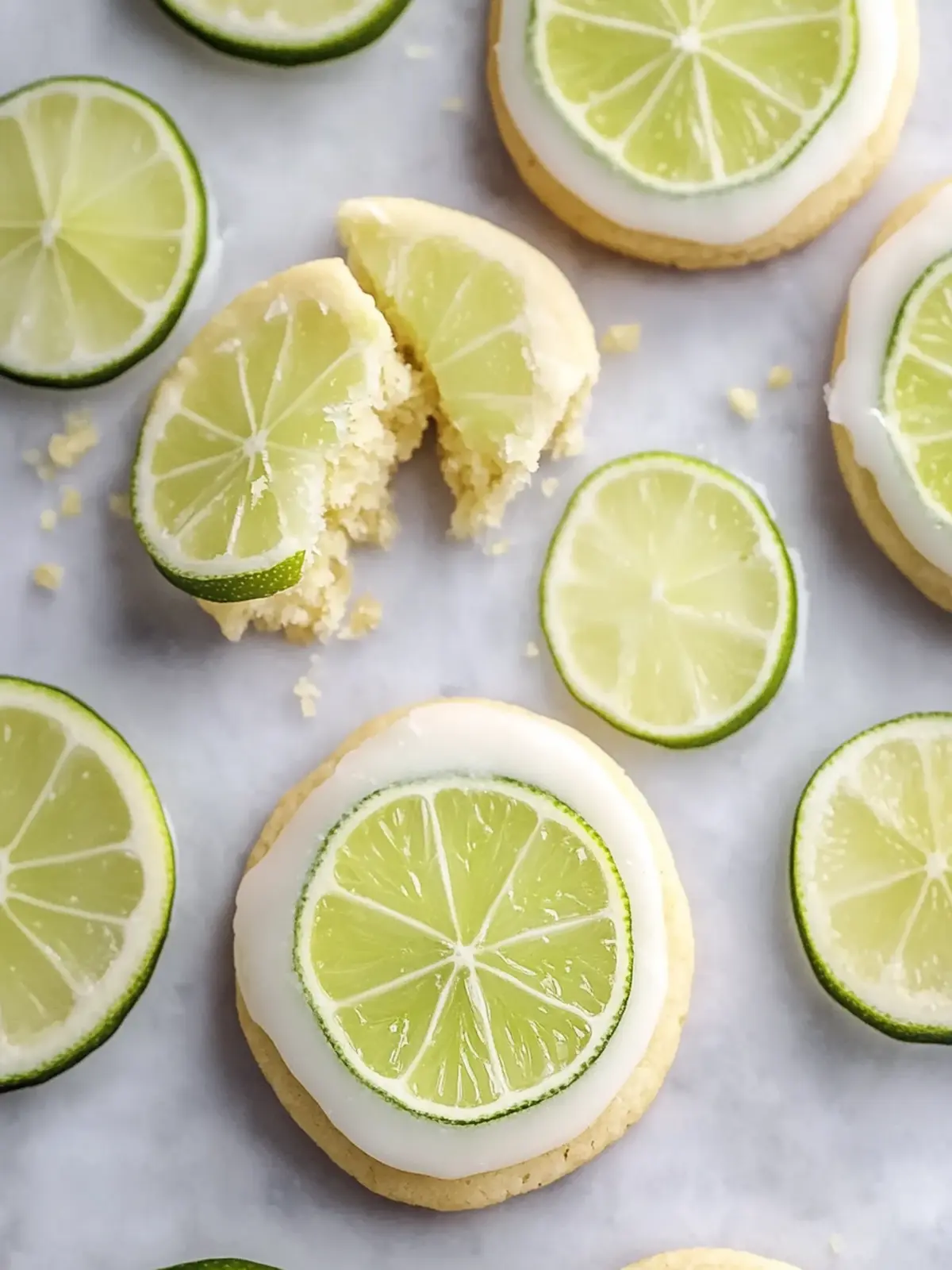 Iced Lime Shortbread Cookies That Brighten Your Summer Days 2 Iced Lime Shortbread Cookies