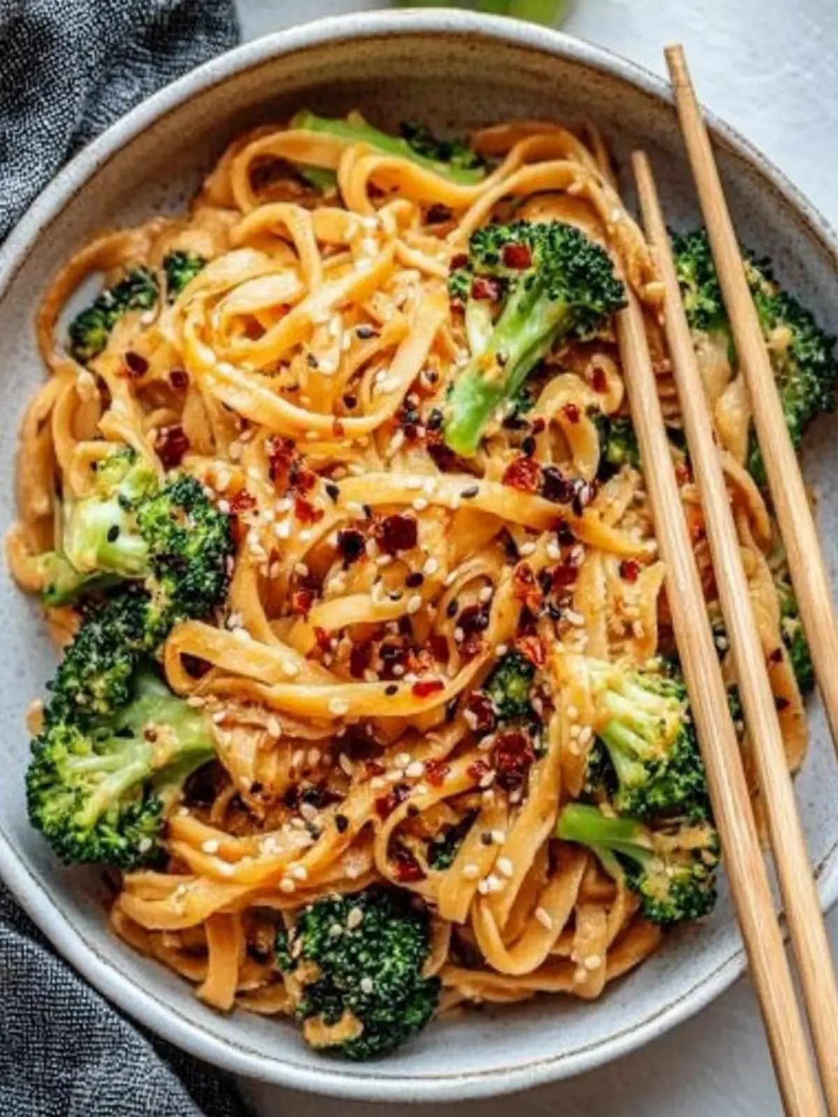 Crispy Broccoli Sweet and Spicy Sesame Tahini Noodles Delight 3 Crispy Broccoli Sweet and Spicy Sesame Tahini Noodles