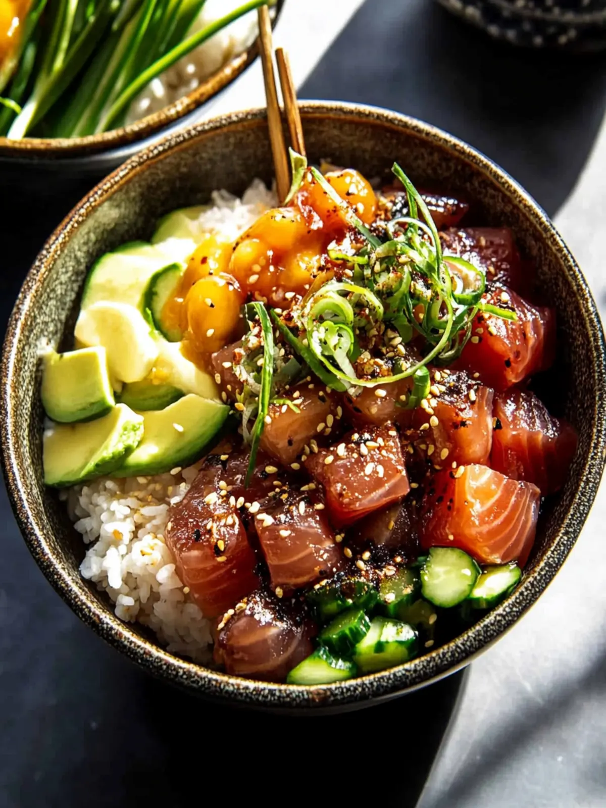 Red's Favorite Spicy Tuna Poke Bowls for a Tasty Twist 3 Red s Favorite Spicy Tuna Poke Bowls
