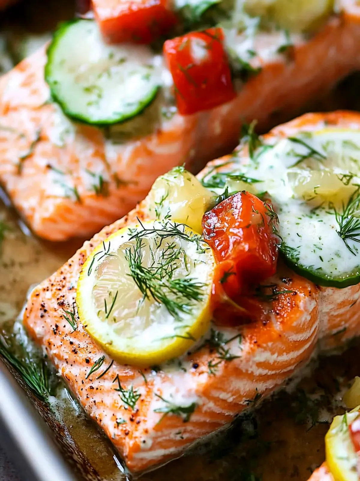 Baked Salmon with Lemon and Dill: A Fresh Flavor Escape 2 Baked Salmon with Lemon and Dill